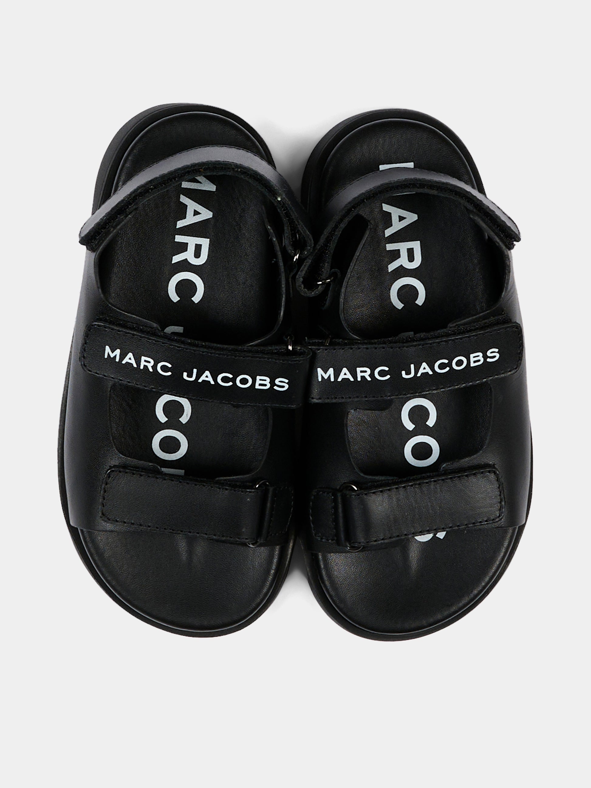 Sandali neri per bambino con logo,Marc Jacobs,W60826 09B