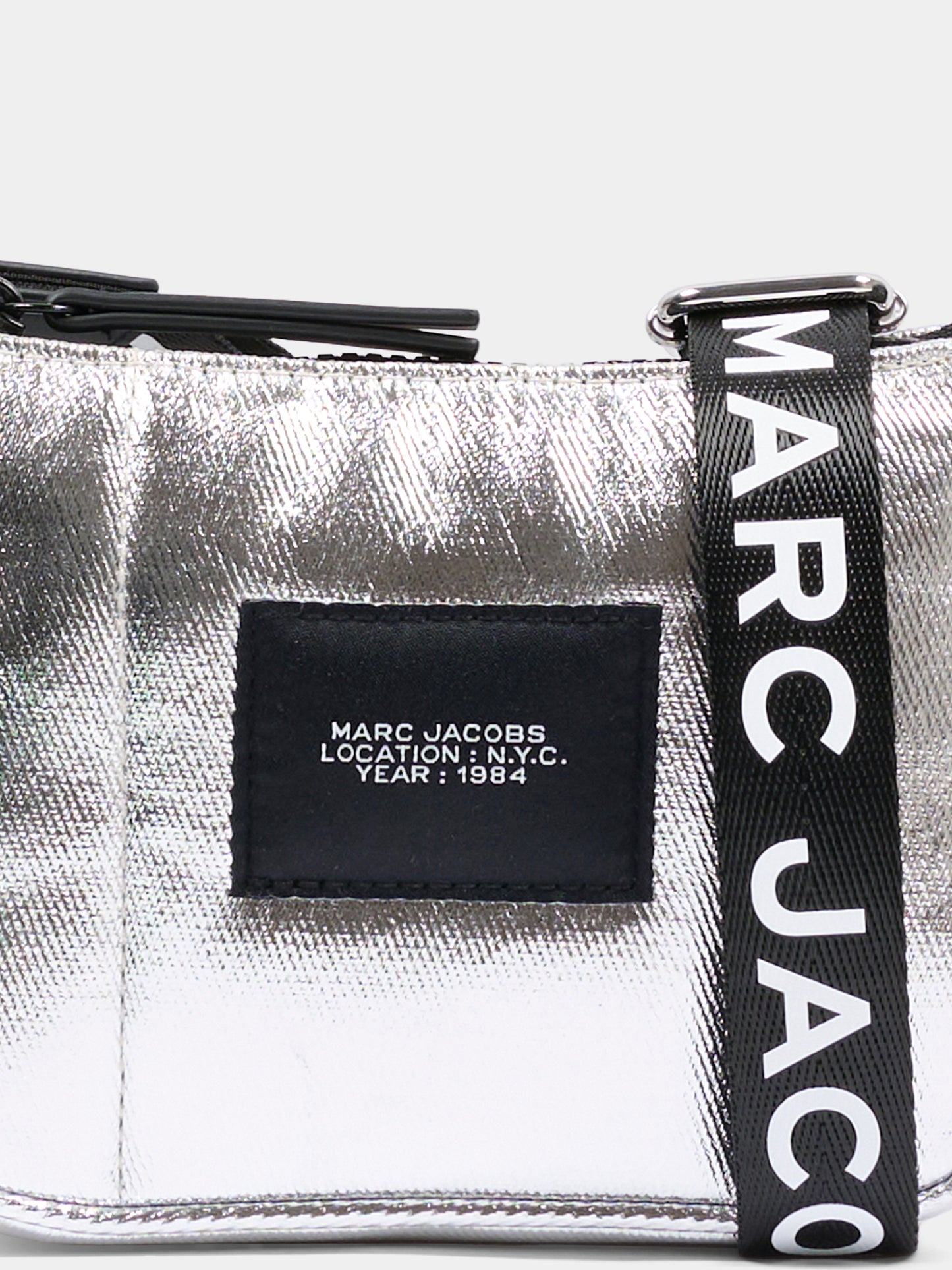 Borsa argento per bambina con logo,Marc Jacobs,W60836 016