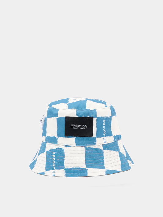 Cloche reversibile marrone per bambino con logo,Marc Jacobs,W60845 126