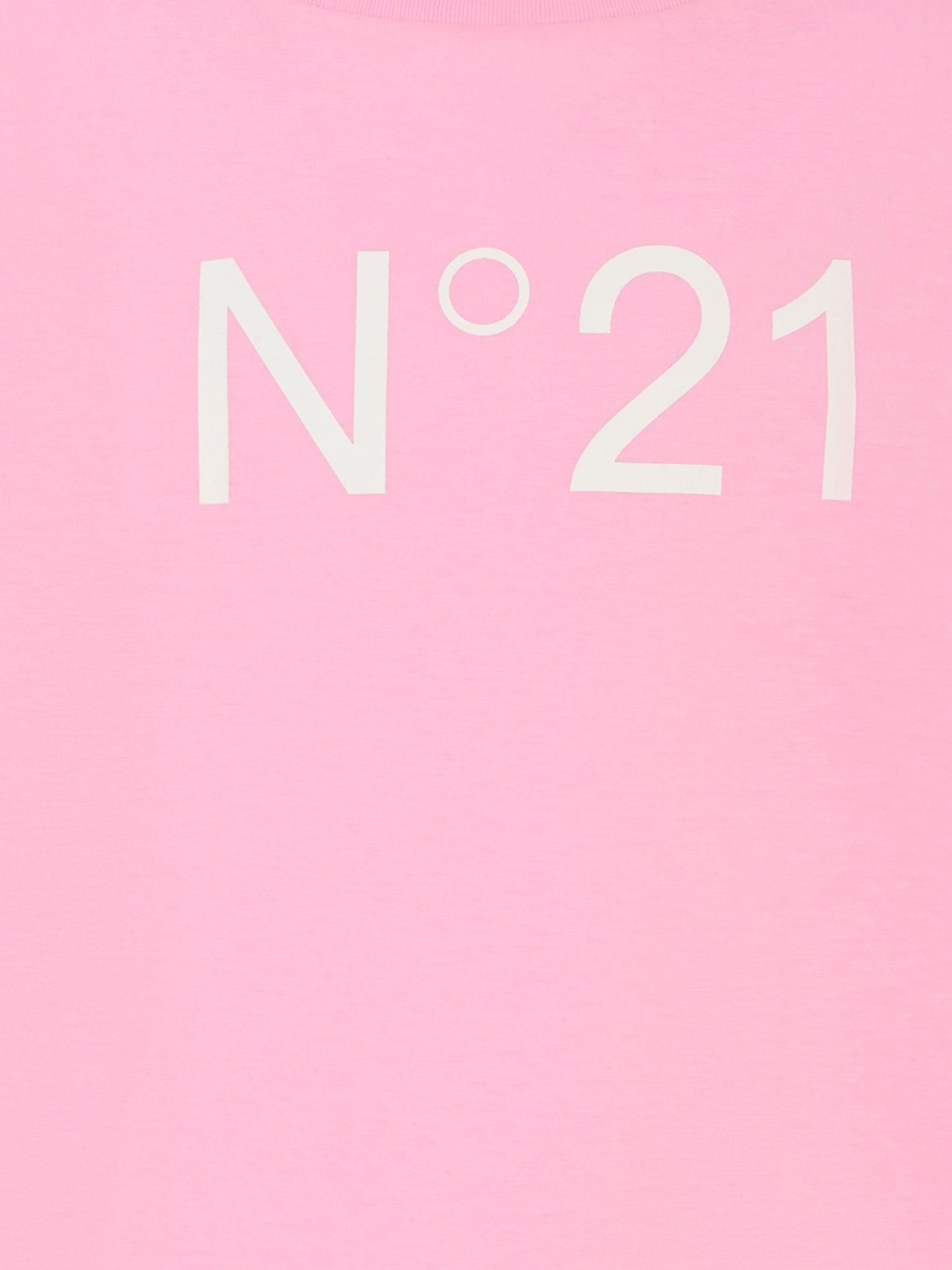 Vestito rosa per bambina con logo,N°21 Kids,N2102I N0153 0N318