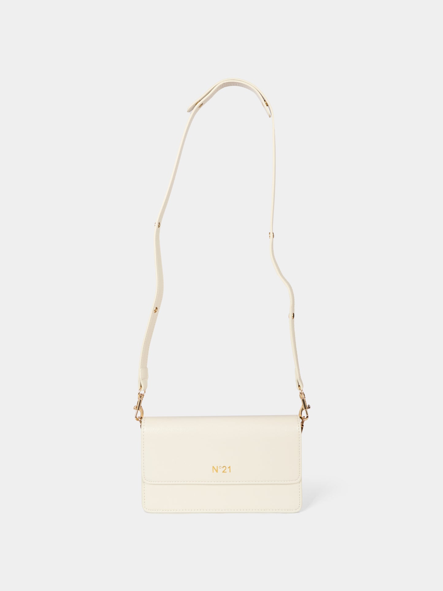 Pochette beige per bambina con logo,N°21 Kids,N2104R N0246 0N718