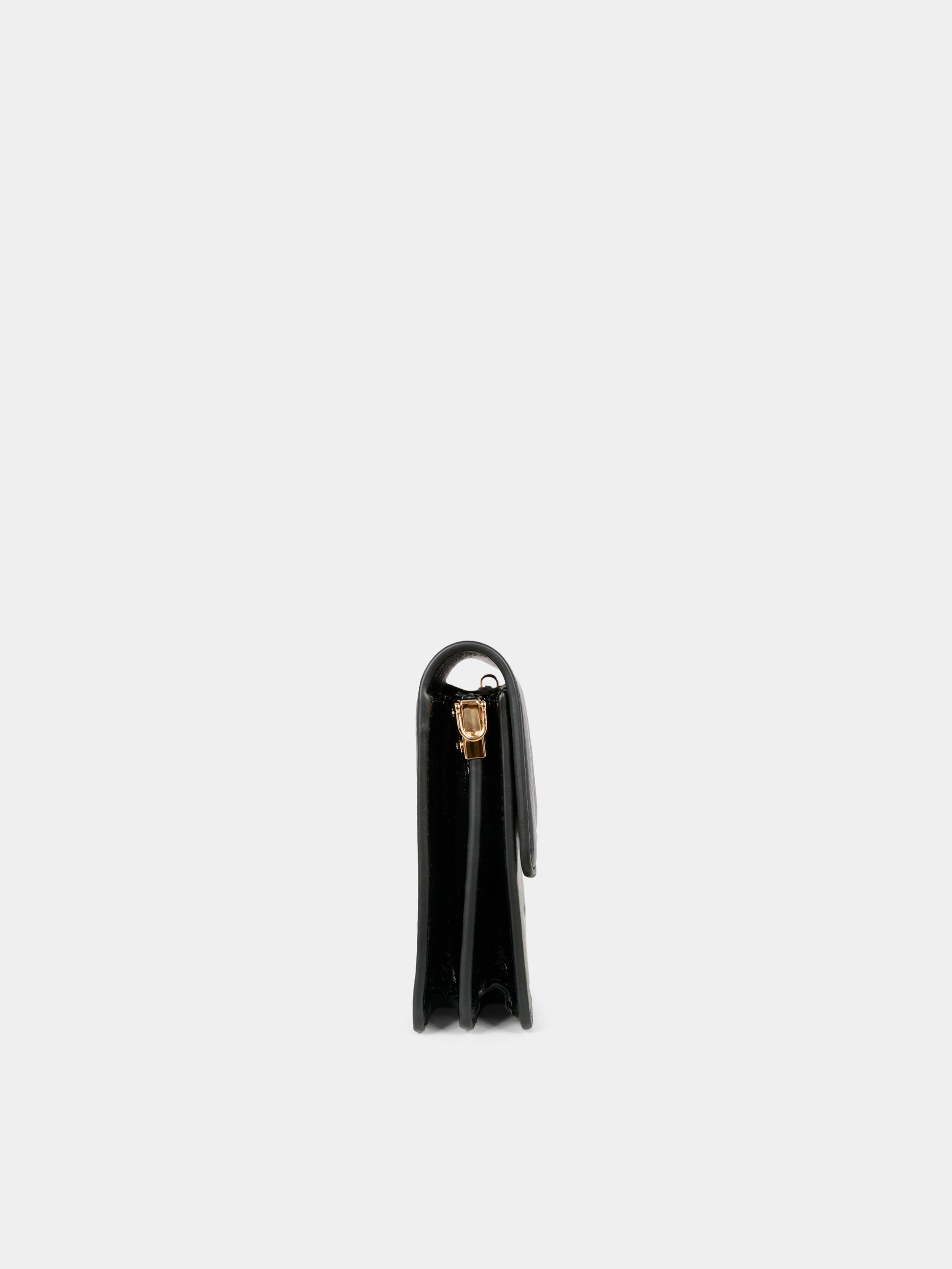 Pochette nera per bambina con logo,N°21 Kids,N2104R N0246 0N900
