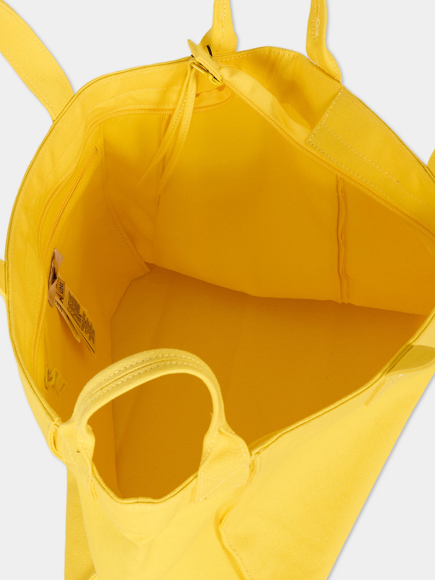 Borsa gialla per bambina con logo,N°21 Kids,N21926 N0352 0N214