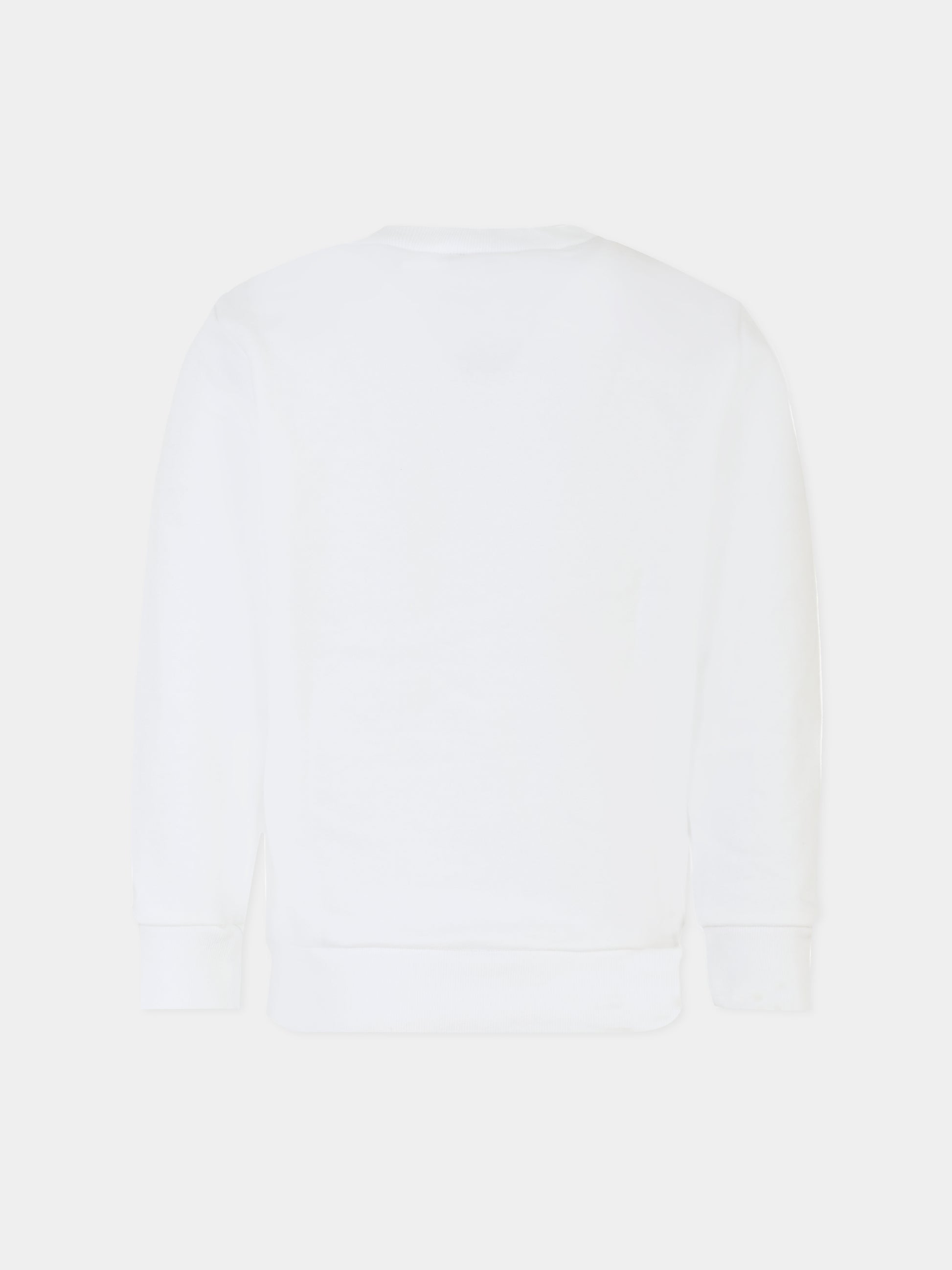 Felpa bianca per bambina con logo,N°21 Kids,N21A23 N0154 0N100