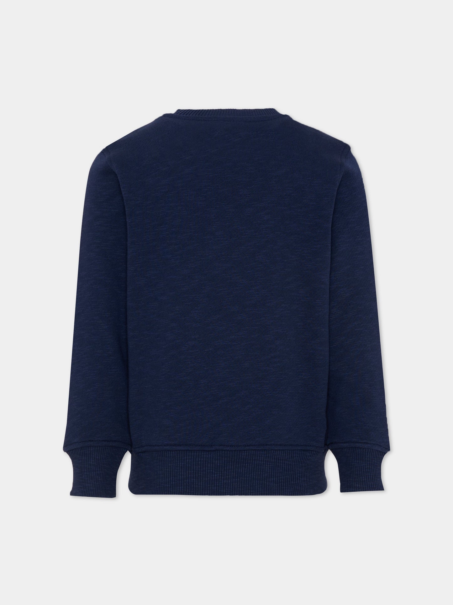 Felpa blu per bambini con Teddy Bear,Moschino Kids,HVF08V LCA88 40016