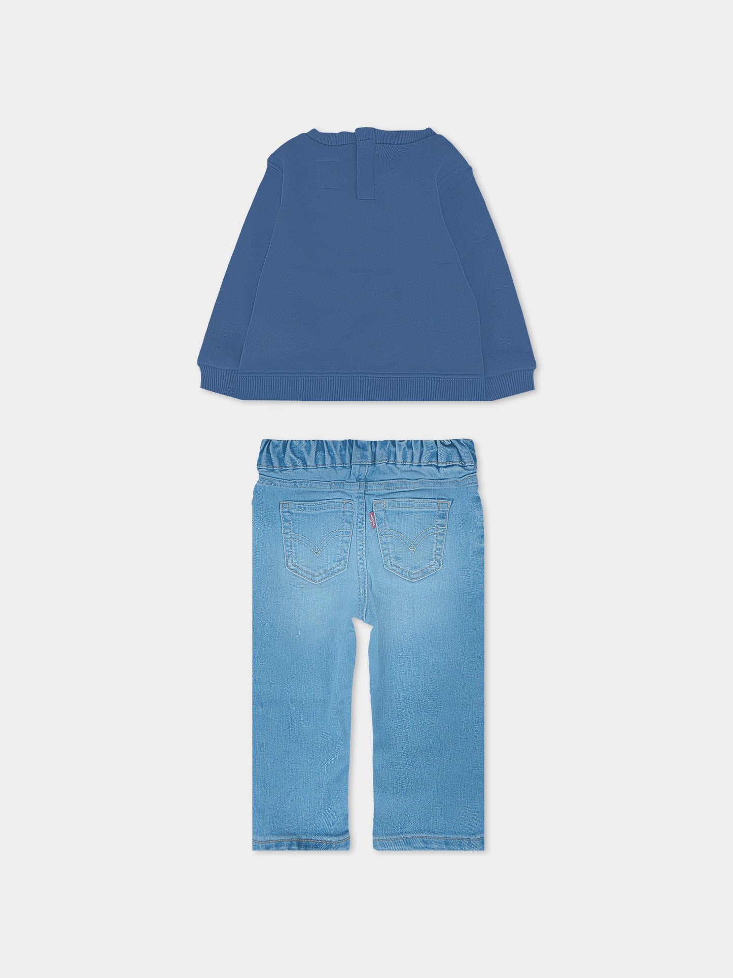 Completo multicolor per neonato con paesaggio,Levi's Kids,6EL312 C1E