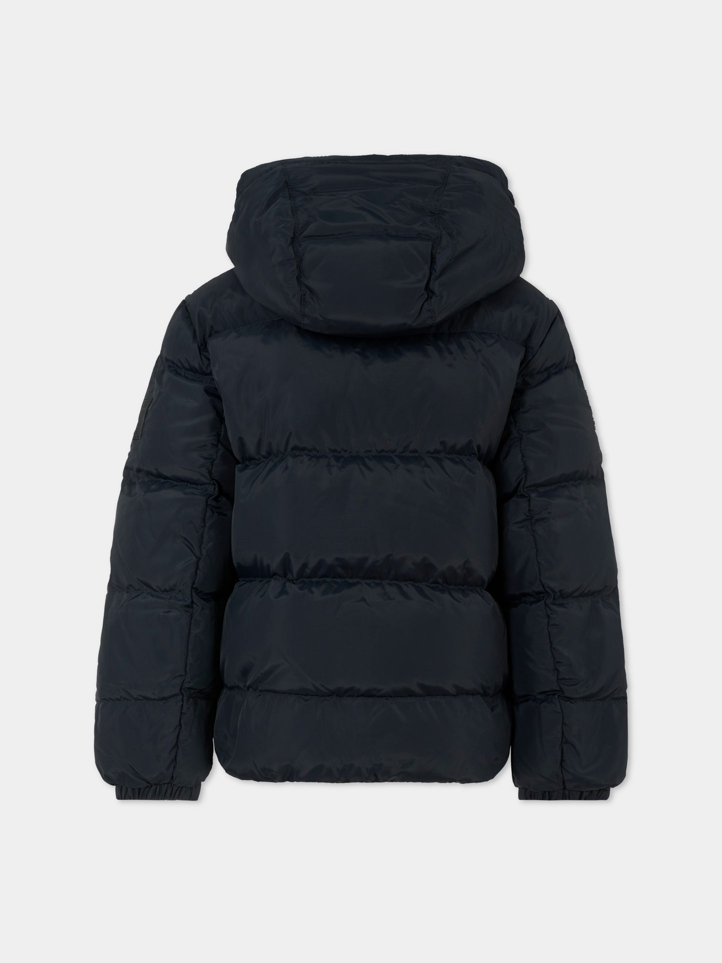Piumino blu per bambini con logo,Tommy Hilfiger Junior,KB0KB08341 DW5