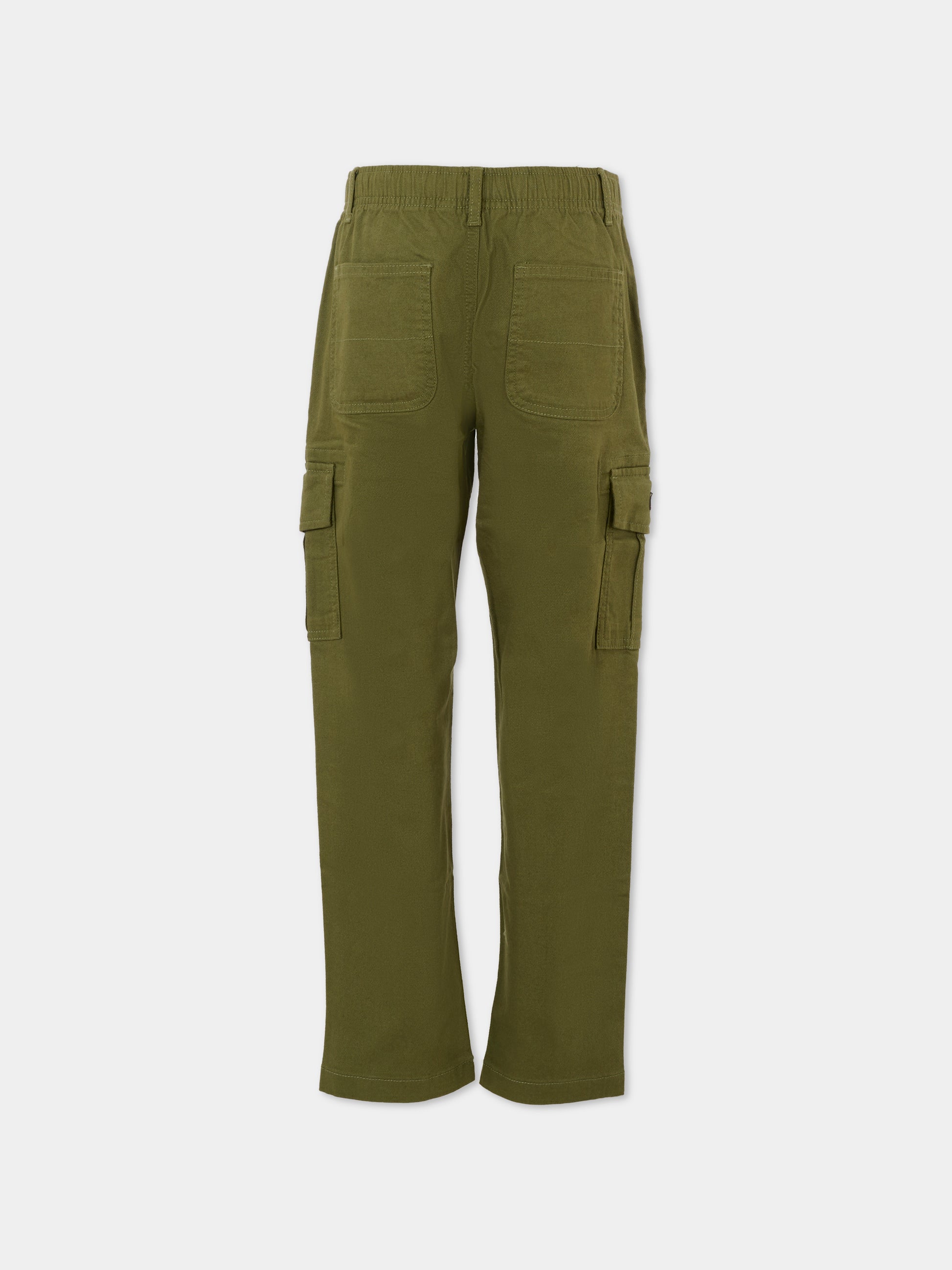 Pantaloni verdi per bambino con bandierina,Tommy Hilfiger Junior,KB0KB09063 MSH