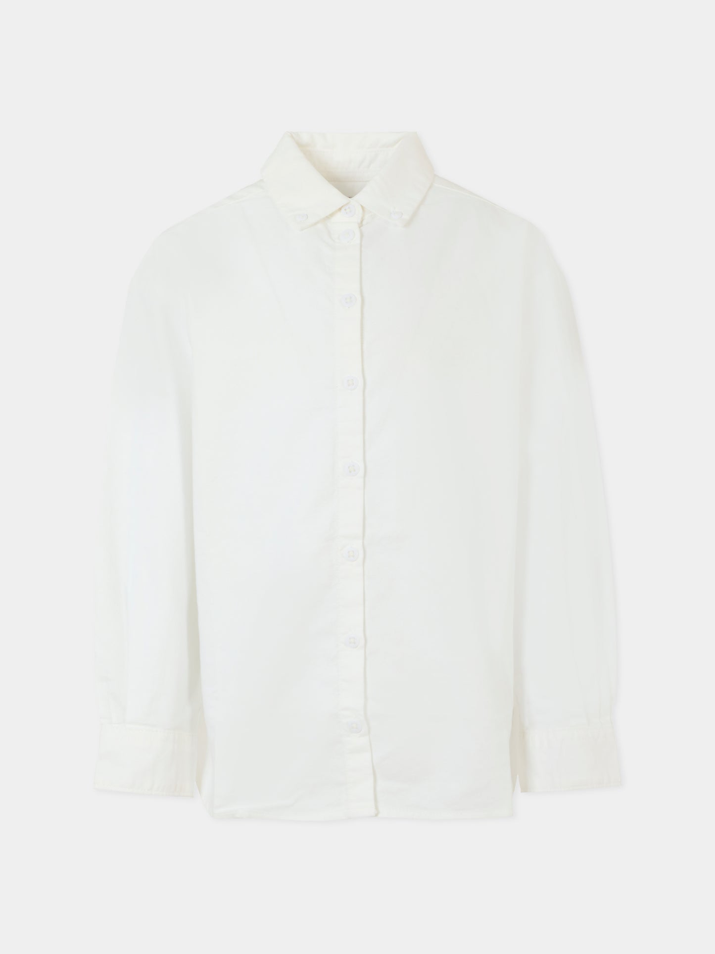 Camicia bianca per bambino con logo,Calvin Klein Kids,IG0IG02791 YAF