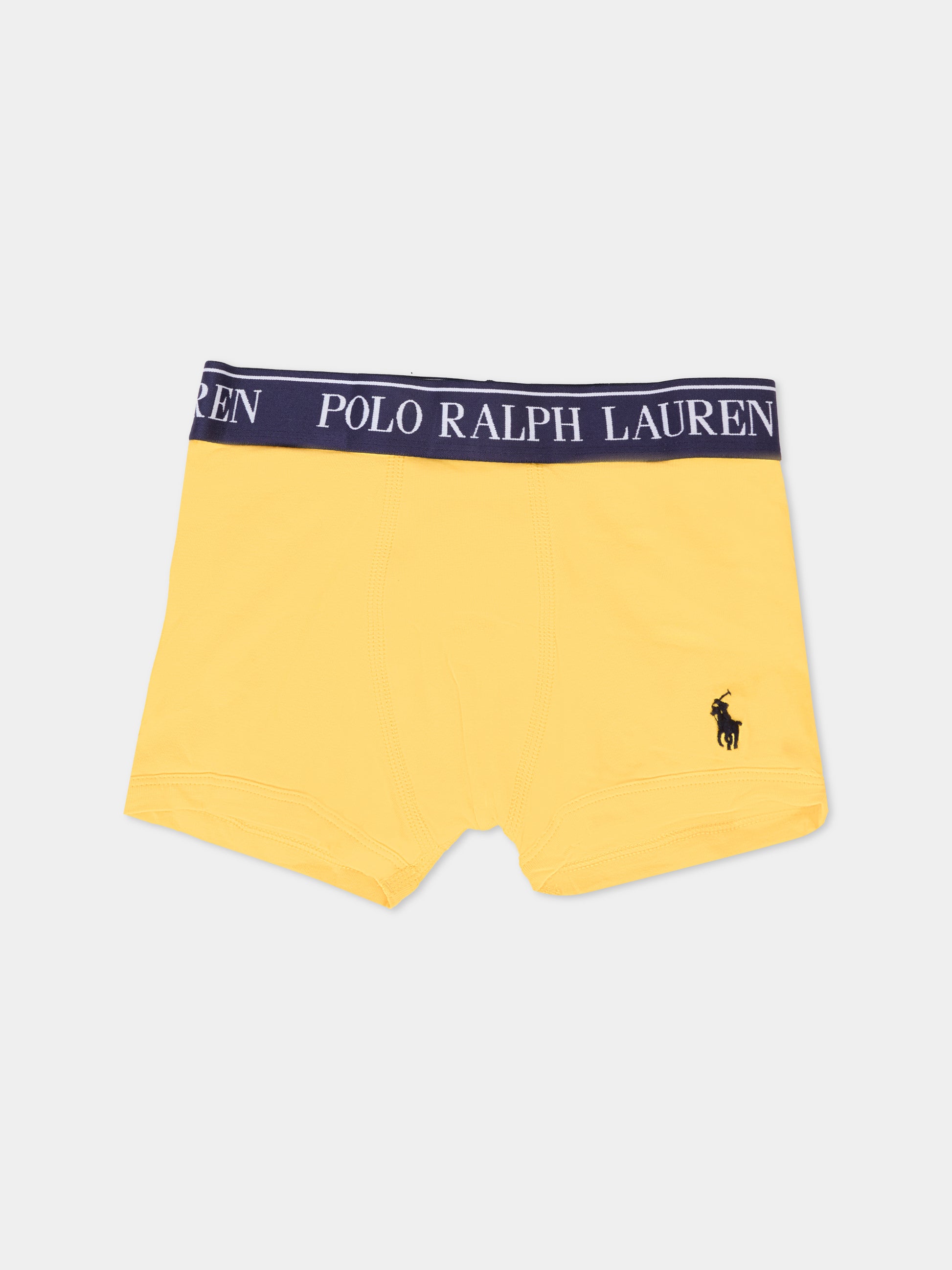 Set boxer multicolor per bambino con cavallino,Ralph Lauren Kids,P5014 BCV