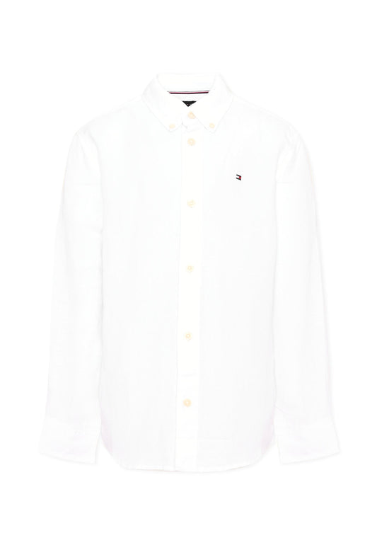 Chemise blanche pour garçon avec drapeau