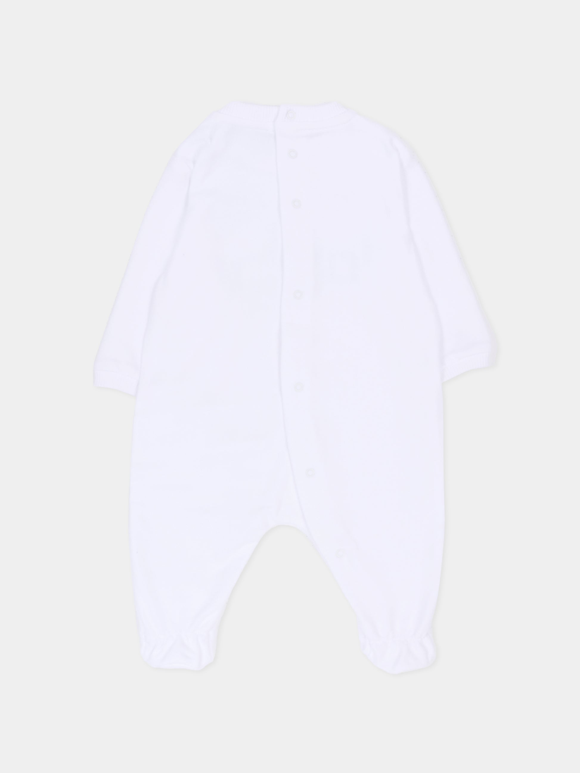 Set tutine bianco per neonati con Teddy Bear,Moschino Kids,MOY03I LCA19 10101
