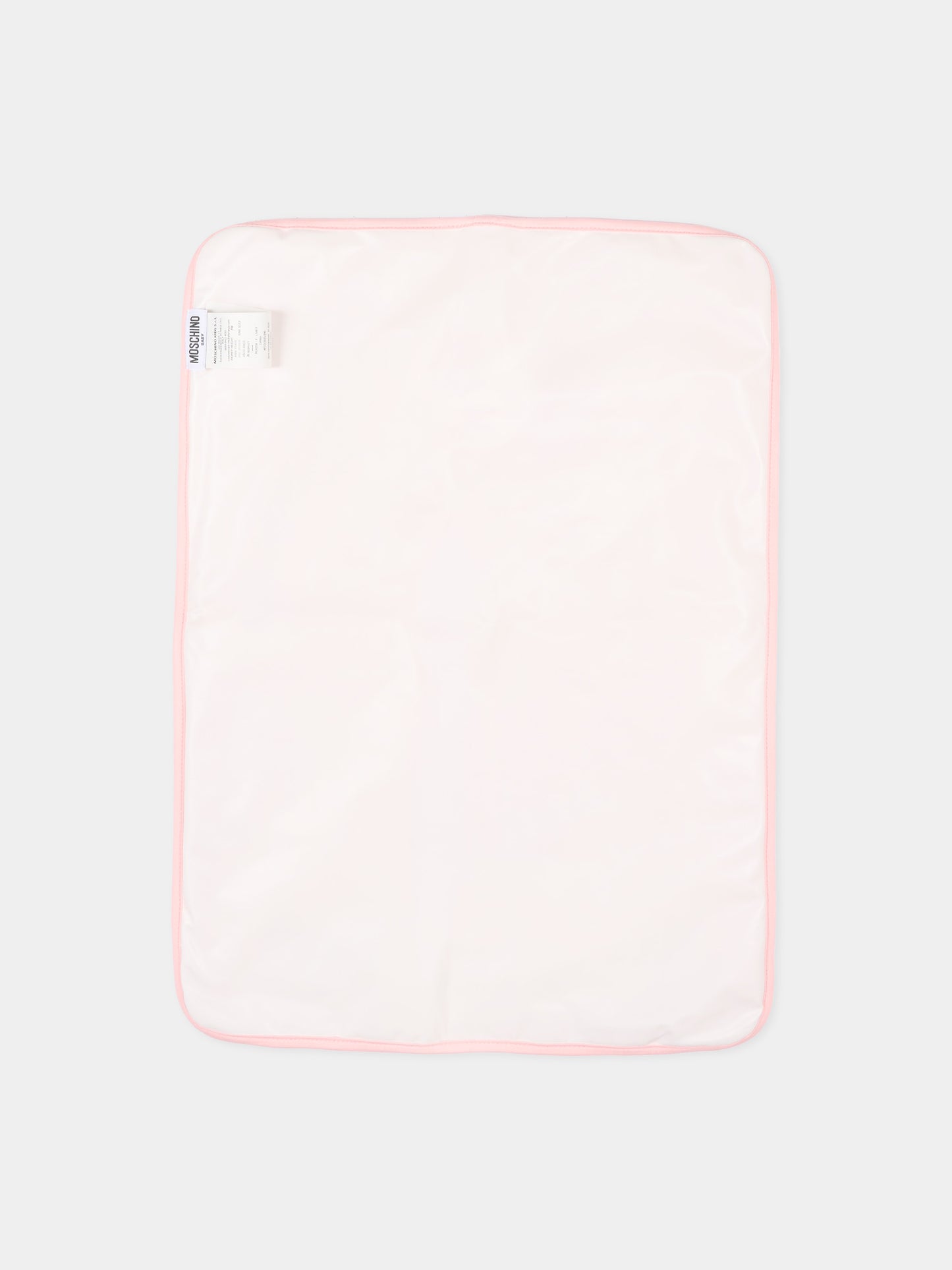 Borsa mamma rosa per neonata con Teddy Bear,Moschino Kids,MUX05W L3A89 50209