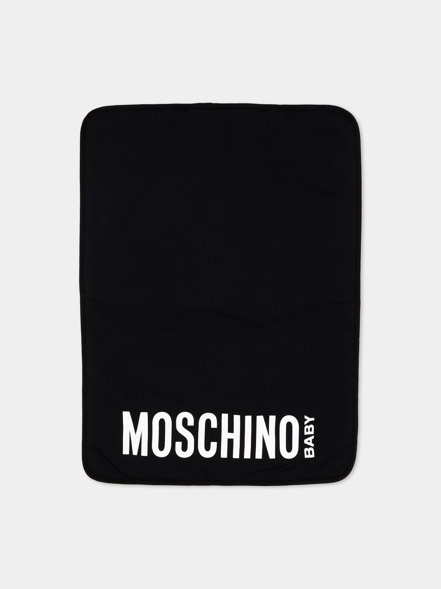 Borsa mamma nera per neonati con Teddy Bear,Moschino Kids,MUX05W L3A89 60100