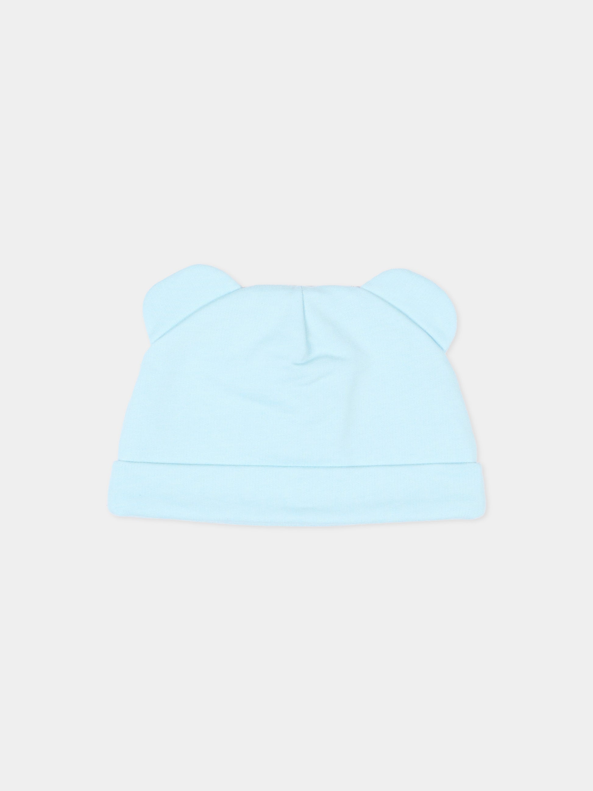 Set tutine celeste per neonato con Teddy Bear,Moschino Kids,MUY097 LCA19 40304