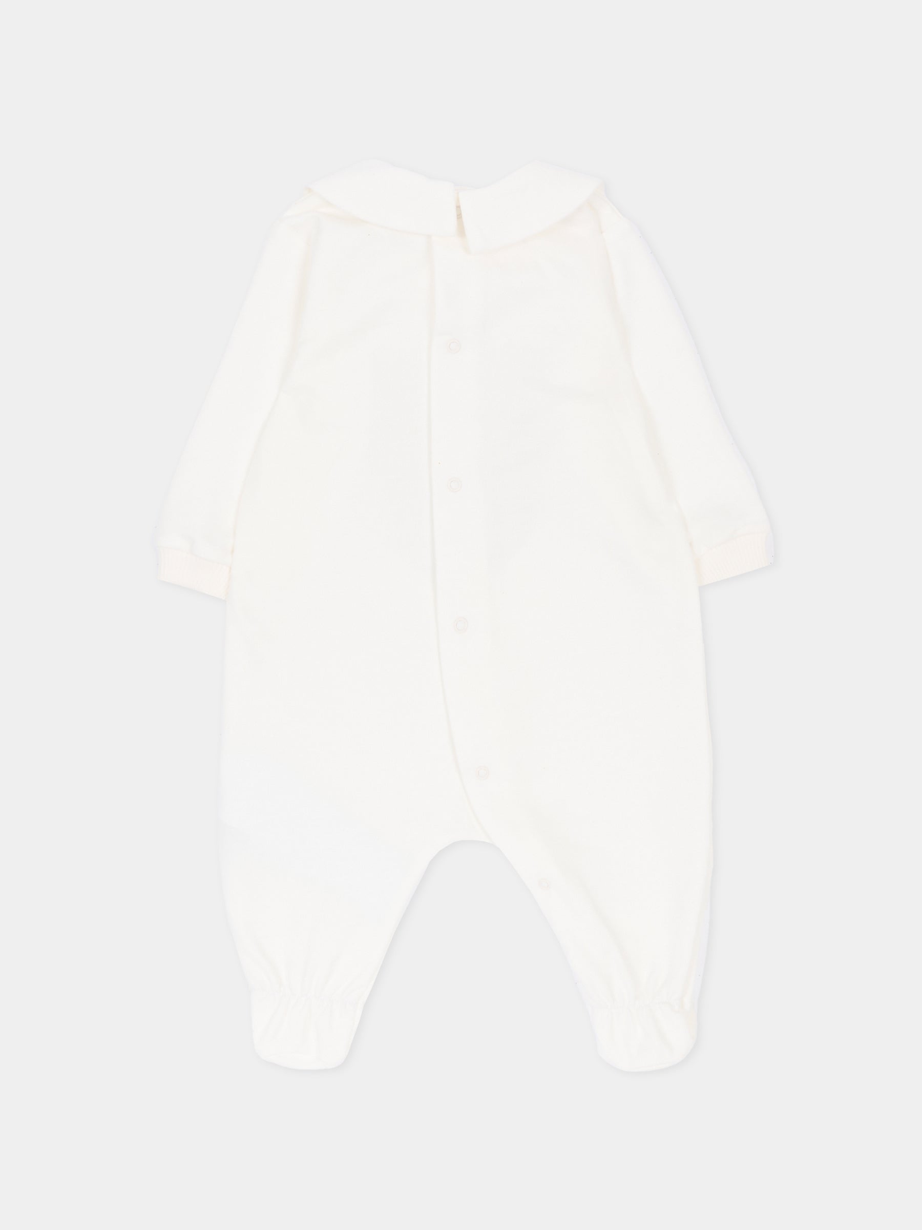 Tutina avorio per neonati con Teddy Bear,Moschino Kids,MUY098 LCA19 10063