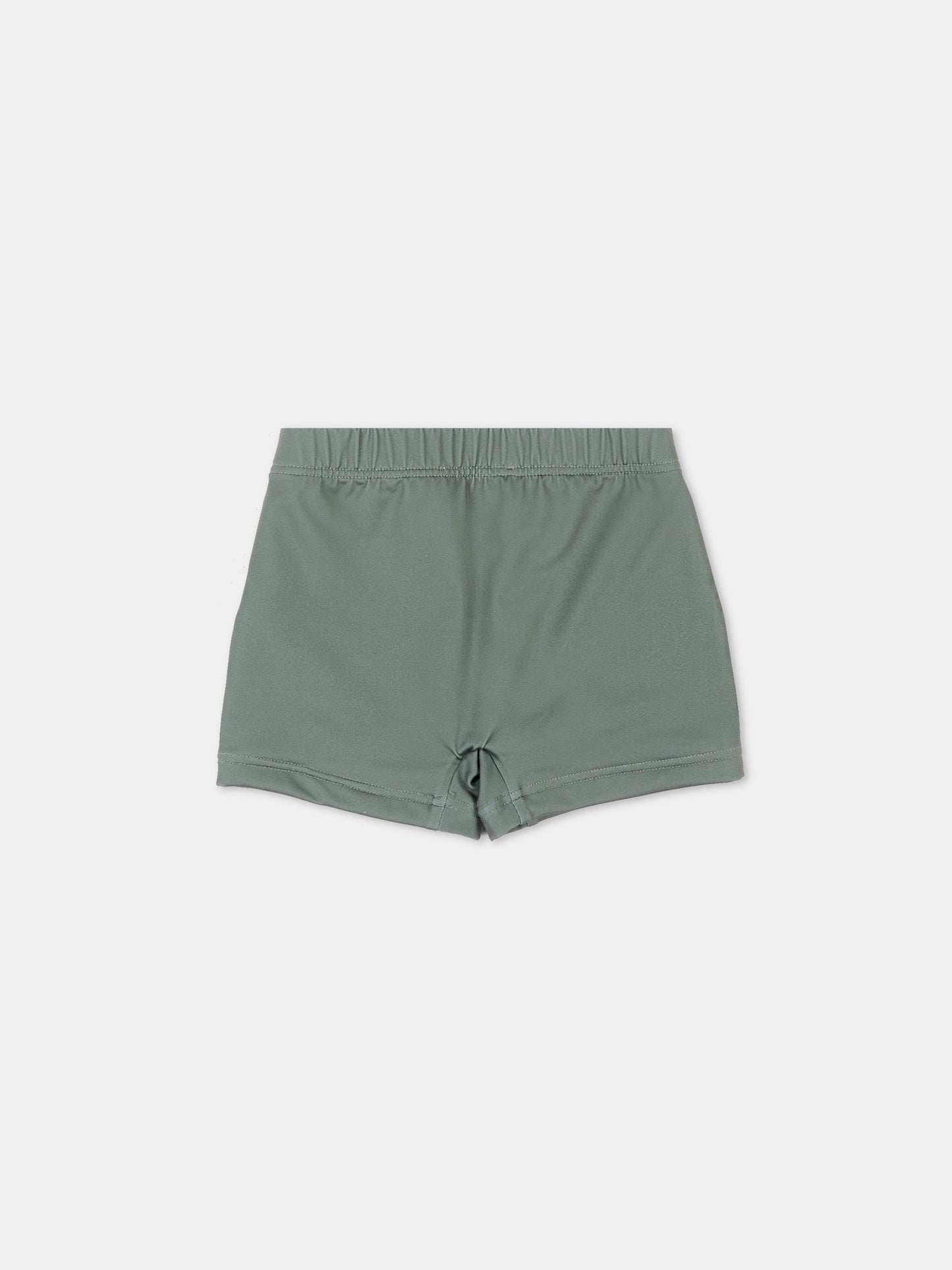 Boxer mare verde per neonato con logo,Moschino Kids,MXL006 LKA11 30037