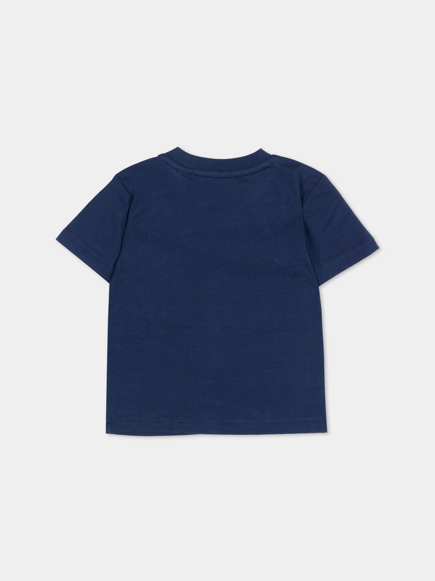 T-Shirt multicolor per neonato con logo,Timberland,T60856 805