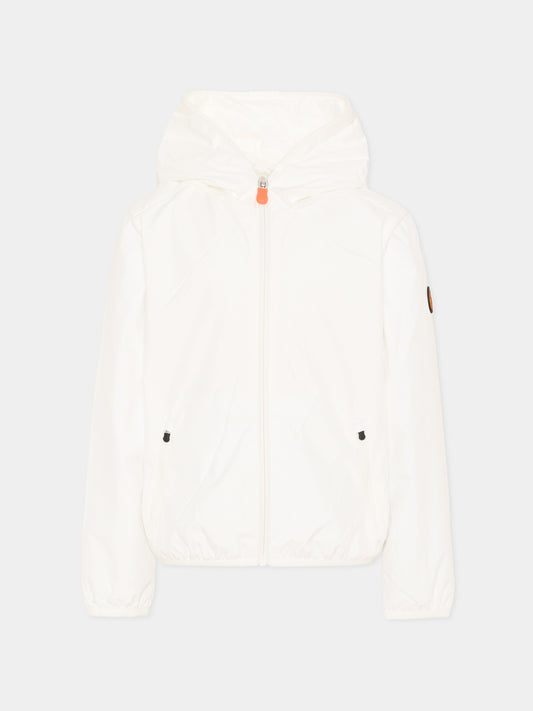 Giacche a vento bianco per bambini,Save The Duck Kids,J30036X WIND22 00000