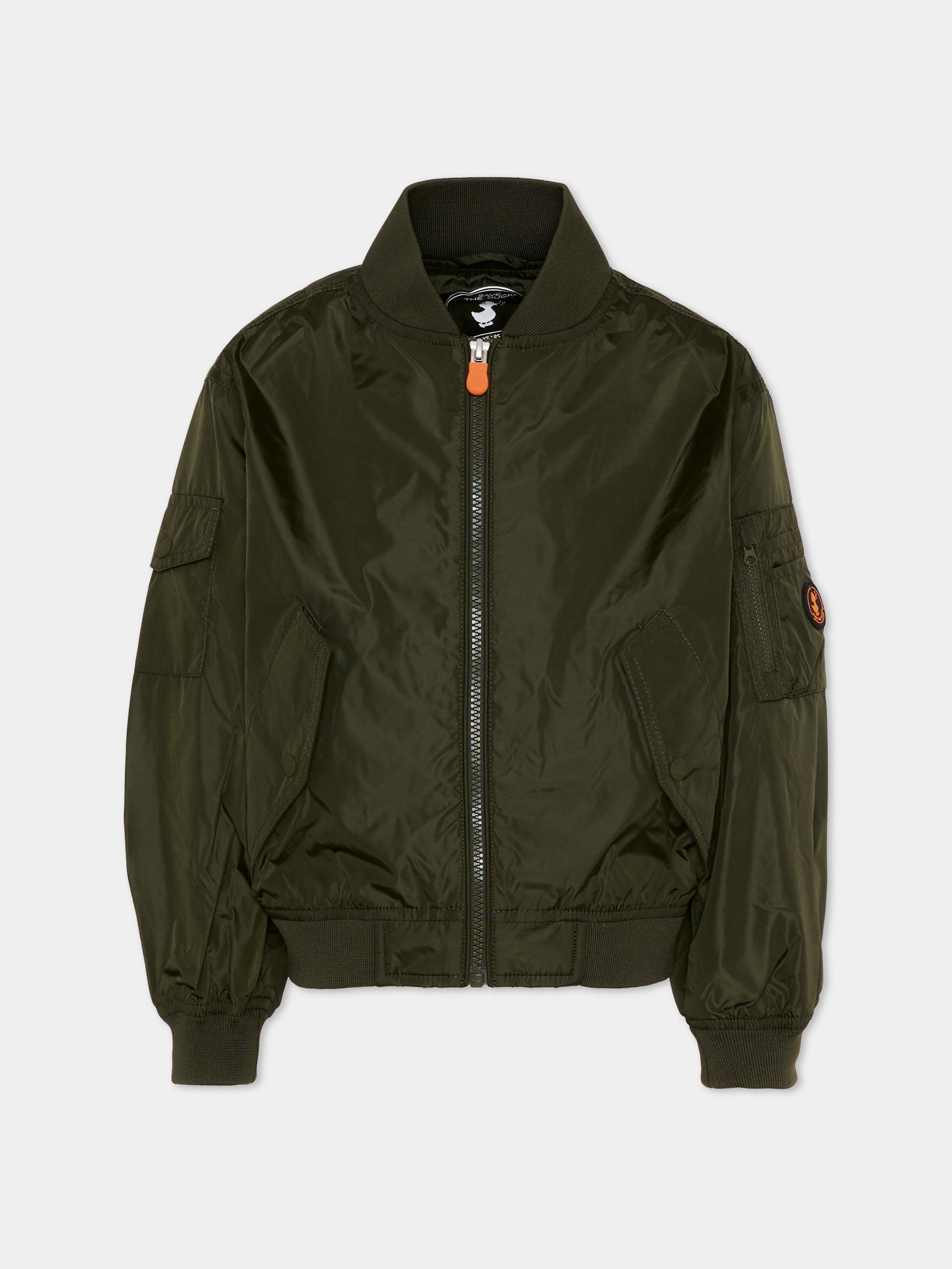 Bomber verde Bax per bambino,Save The Duck Kids,J32792X MEGA22 50078