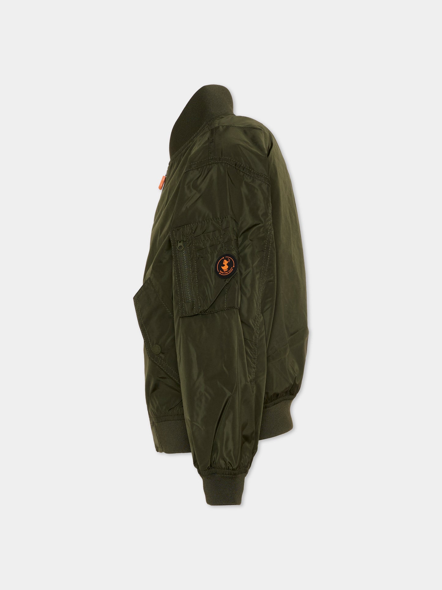 Bomber verde Bax per bambino,Save The Duck Kids,J32792X MEGA22 50078