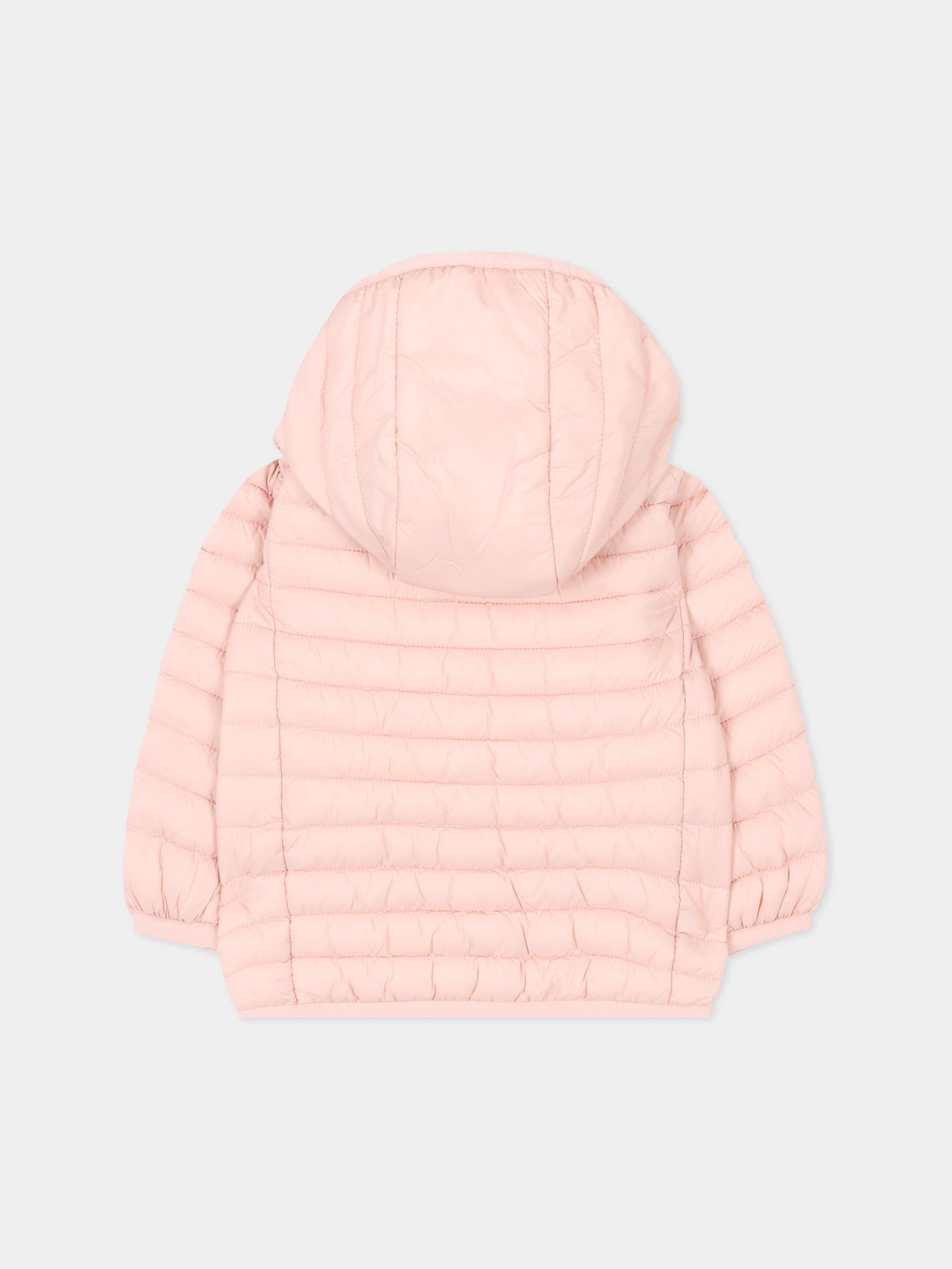 Piumino rosa Nene per neonata con logo,Save The Duck Kids,I30003X GIGA22 80007