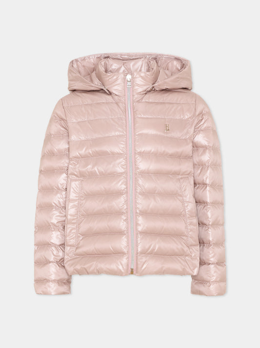 Piumino rosa per bambina trapuntato,Herno Kids,PI000040X 12017Z 4035