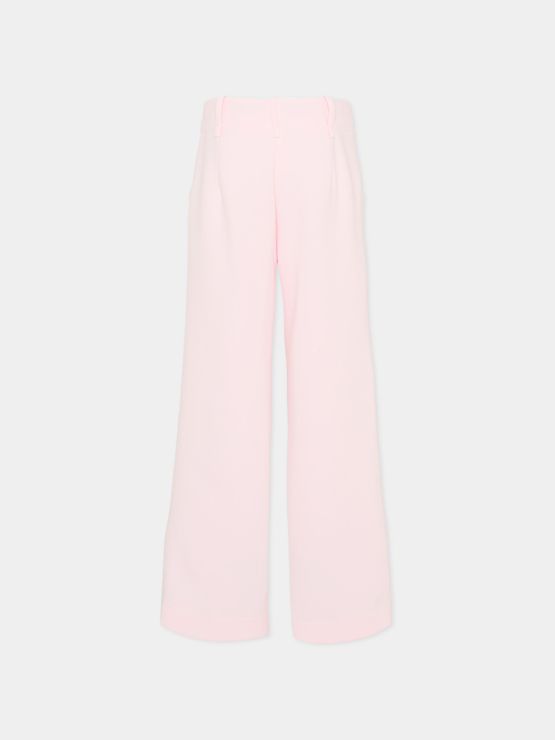 Pantaloni rosa per bambina con logo,Monnalisa,71G404 - 7303 - 0091