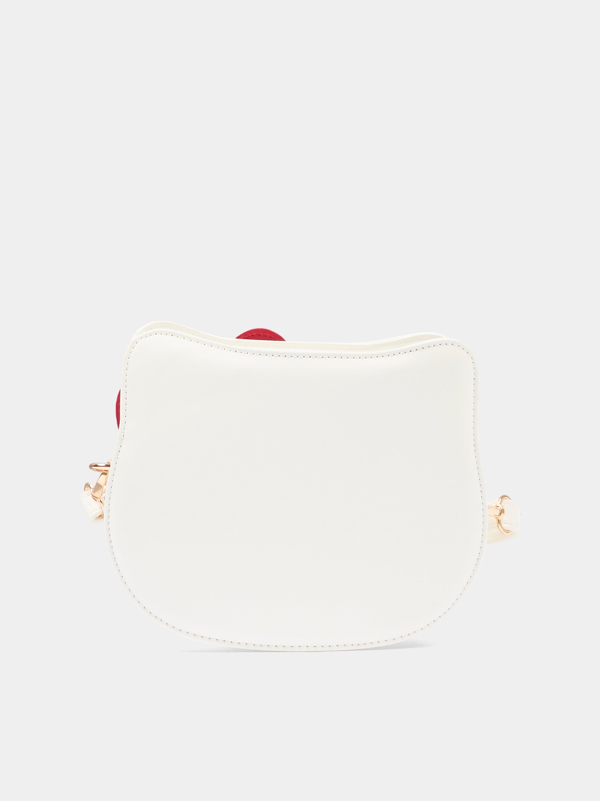 Borsa bianca per bambina con Hello Kitty,Monnalisa,19G017 - 7775 - 0099