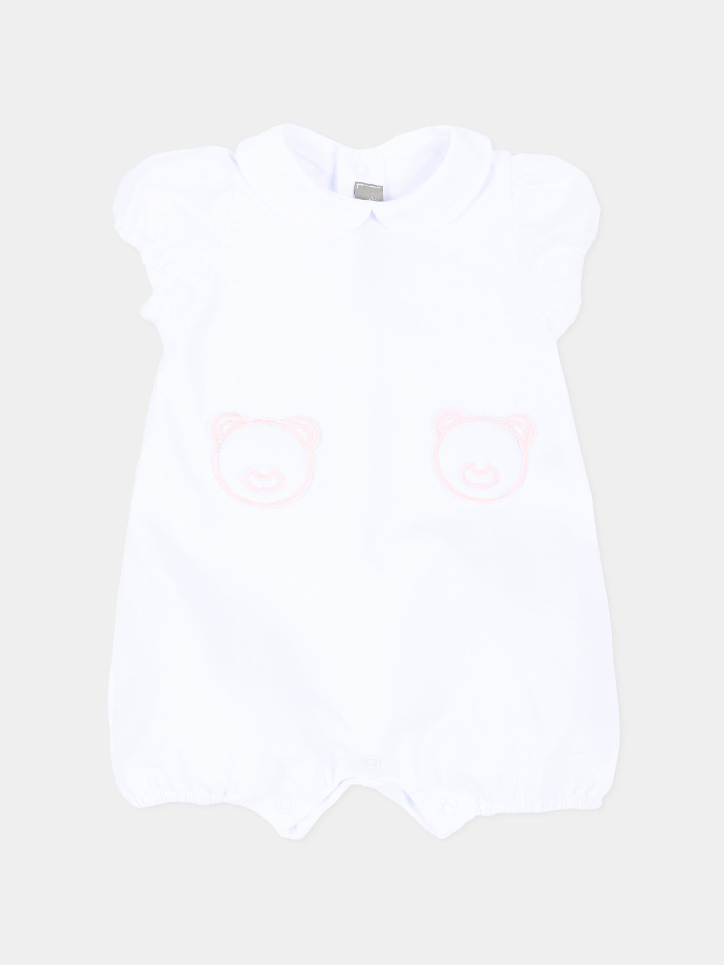 Bodysuit blanc pour Bébé Fille oursons