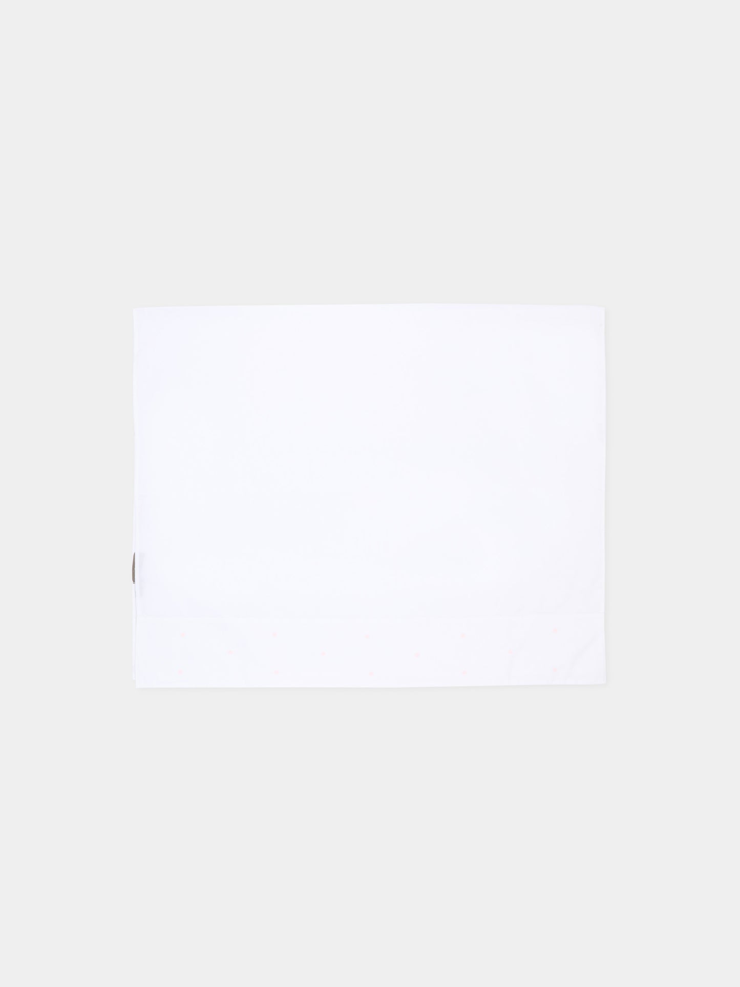 Lenzuola avorio per neonata con pois rosa,Little Bear,2040 BCO/ROSA