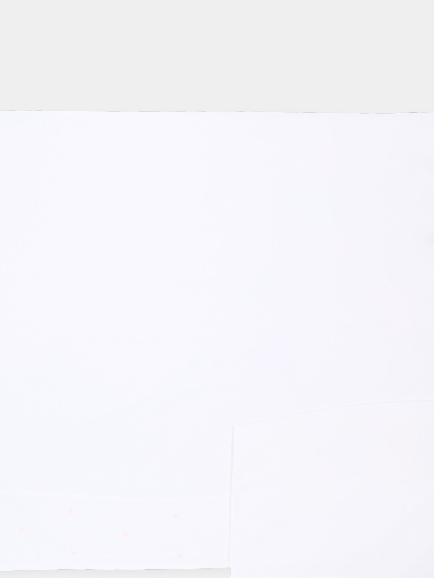 Lenzuola avorio per neonata con pois rosa,Little Bear,2040 BCO/ROSA