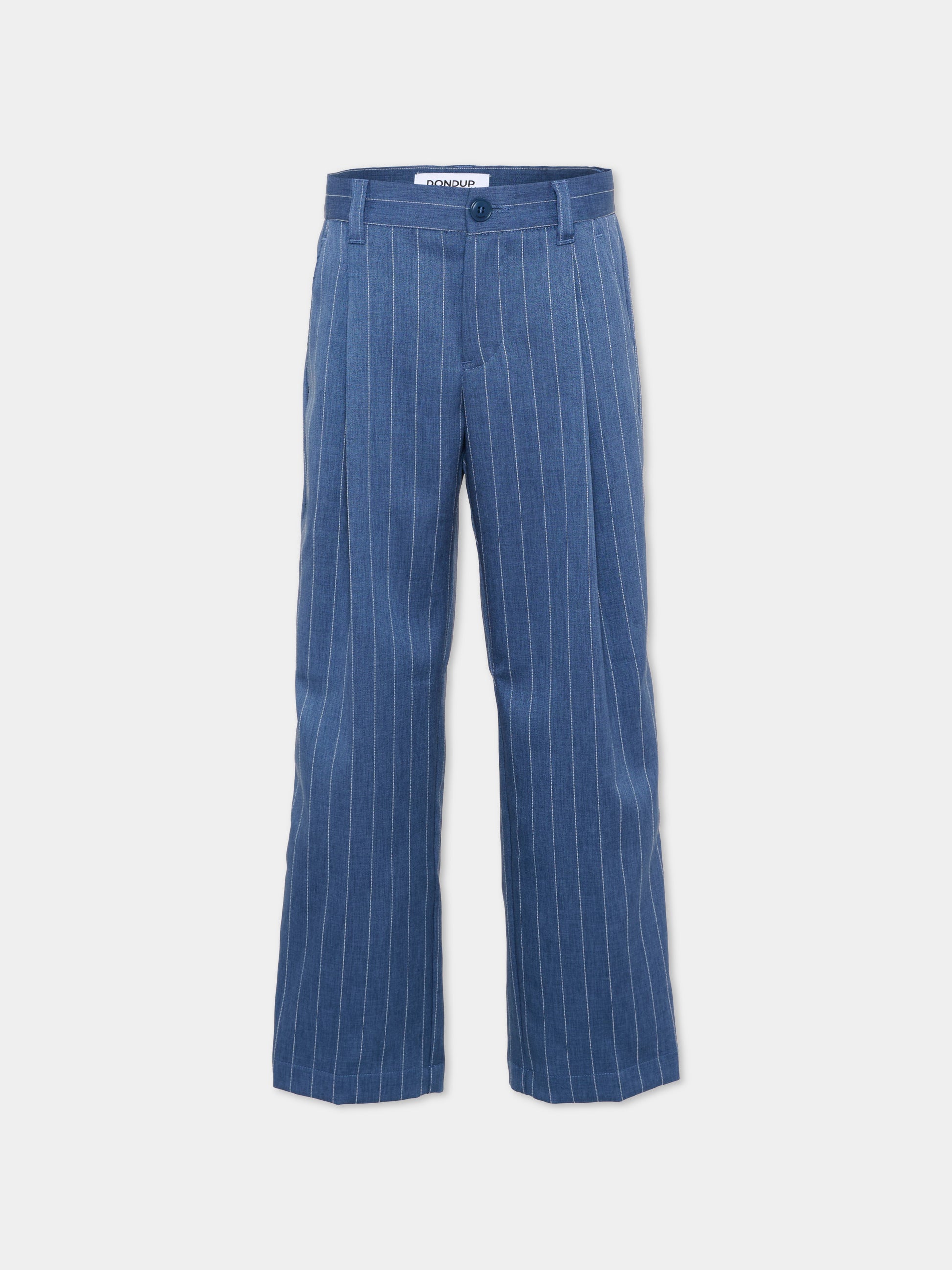 Pantaloni azzurri per bambino gessati,Dondup Kids,DMPA178 0 TV117 4019