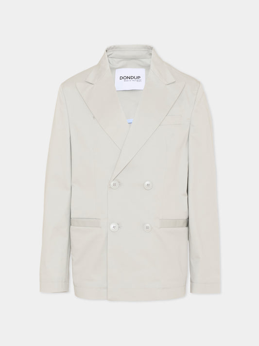 Giacche grigia per bambino doppiopetto,Dondup Kids,DMGC022 0 CE009 5001