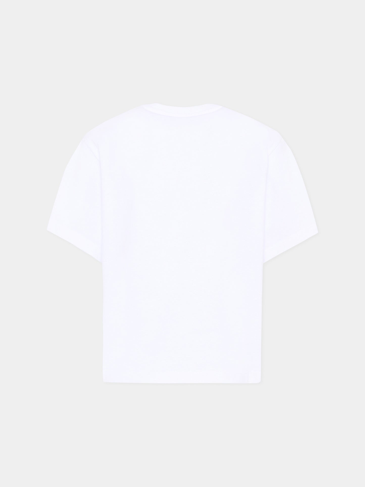 T-Shirt bianca per bambina con stampa sneakers,Lanvin Petite,N30332 10P