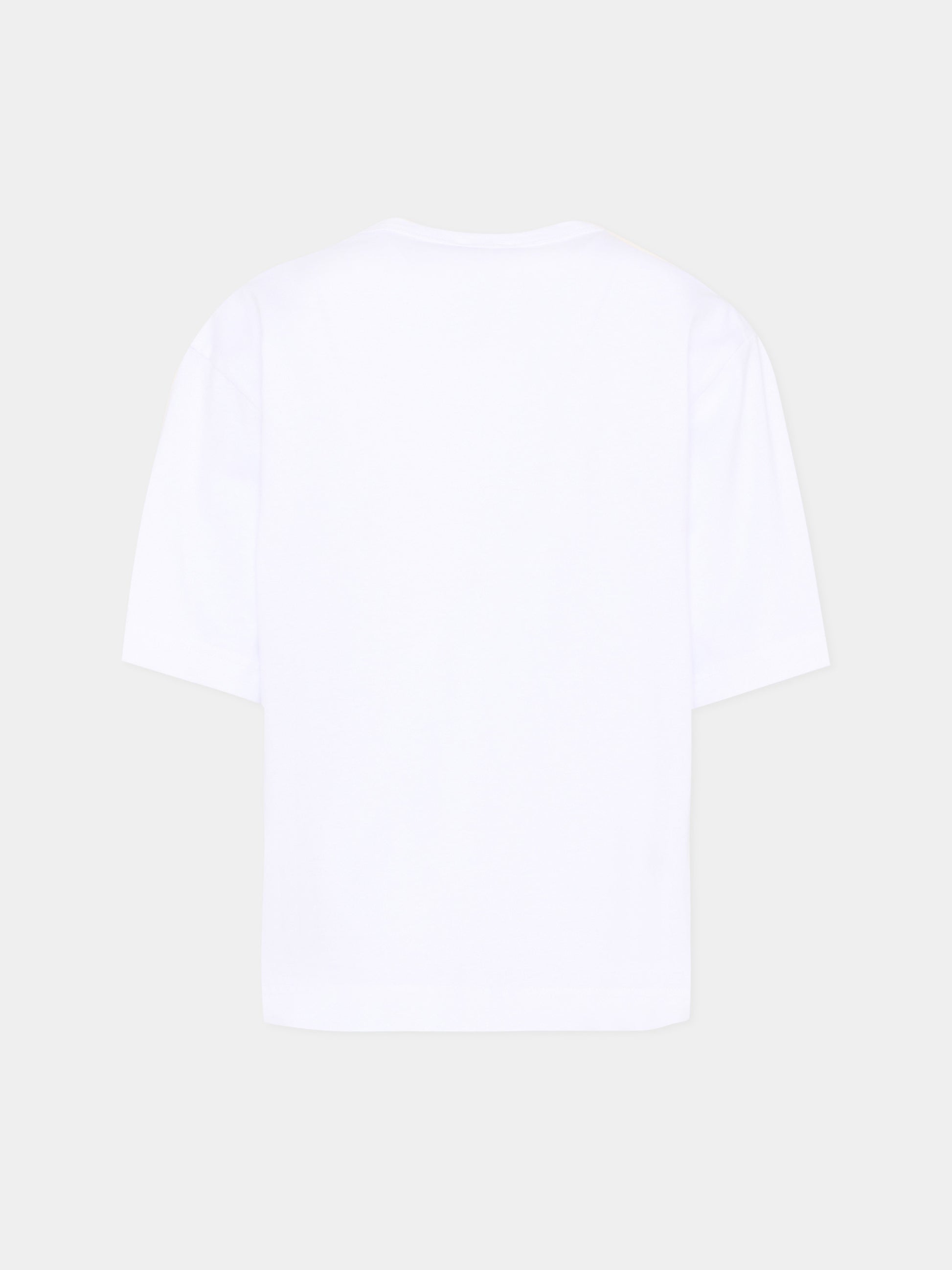 T-Shirt bianca per bambino con logo,Lanvin Petite,N30362 N48