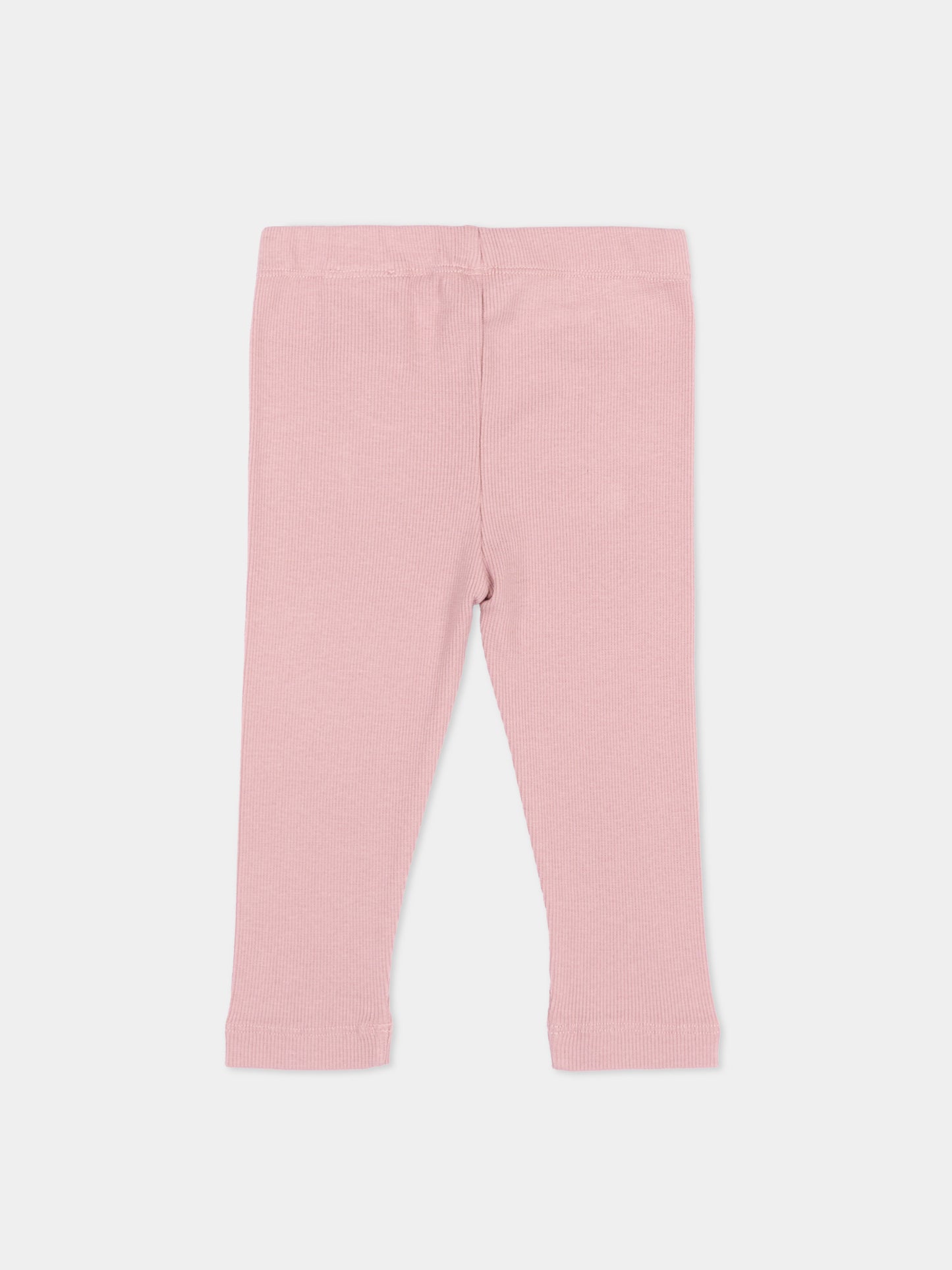 Leggings rosa per neonata con logo,Off White,44GX3001S26J001651
