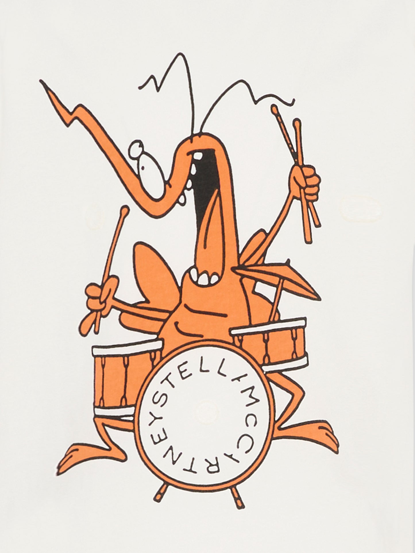 T-shirt ivoire pour garçon avec imprimé insectes