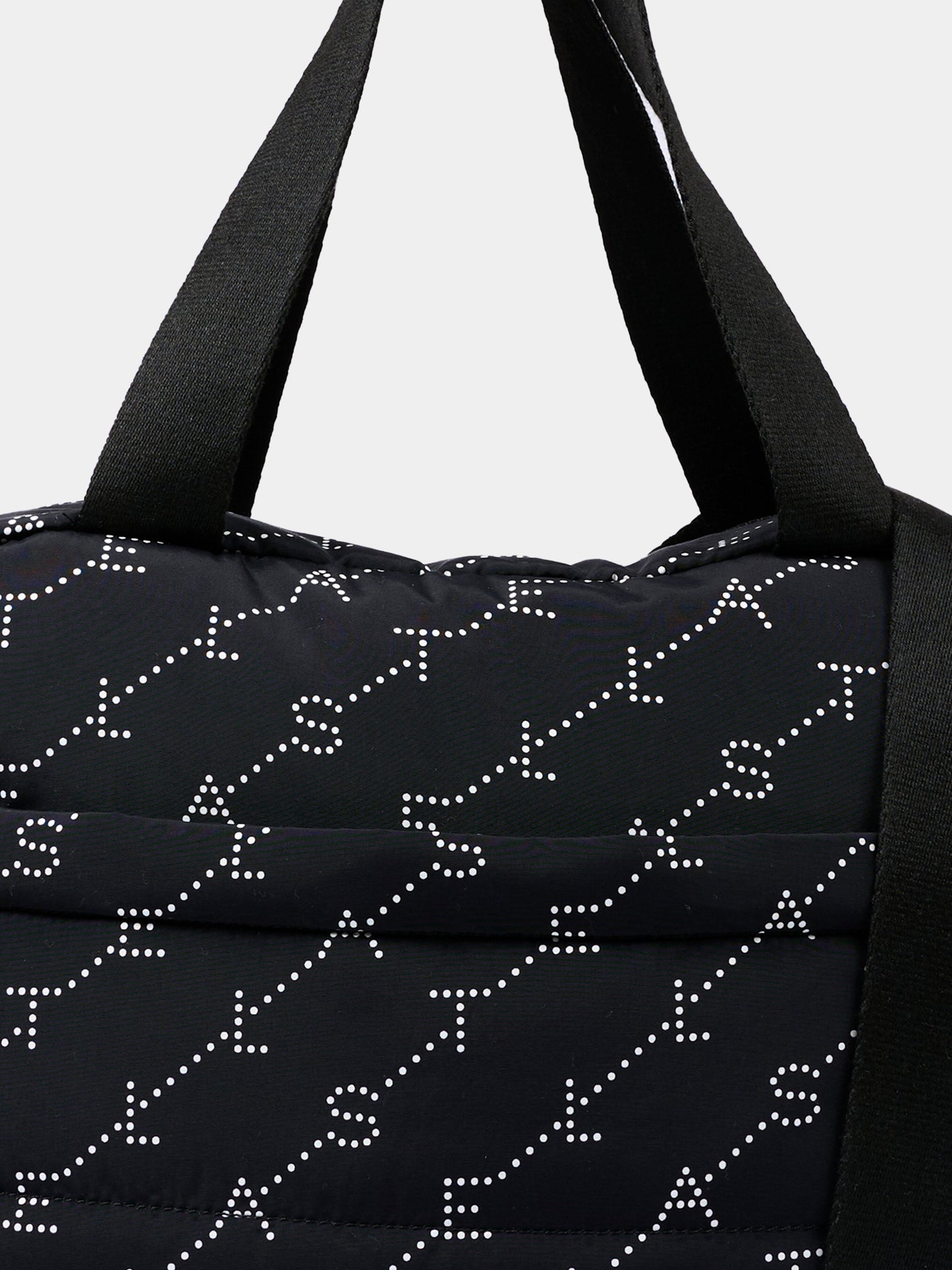 Borsa mamma nera per neonati con logo,Stella Mccartney Kids,TY0548-Z3652 930BC