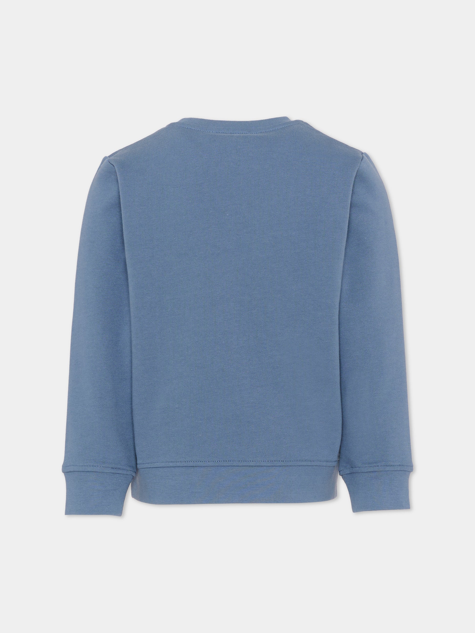 Felpa blu per bambino con balena,Stella Mccartney Kids,TY4Q00-Z3409 61B