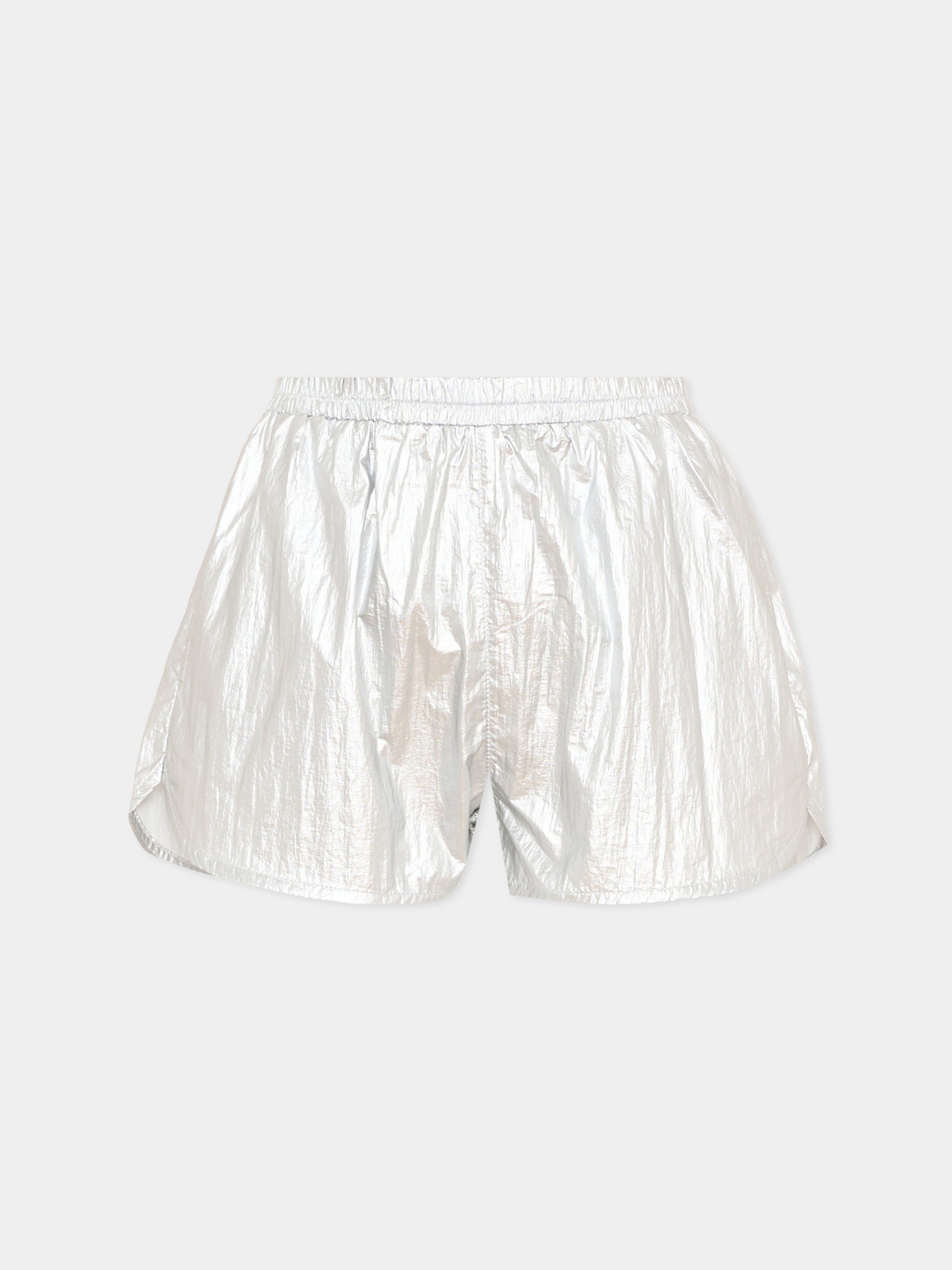Shorts sportivi argento per bambina,Stella Mccartney Kids,TY6D09-Z0152 925