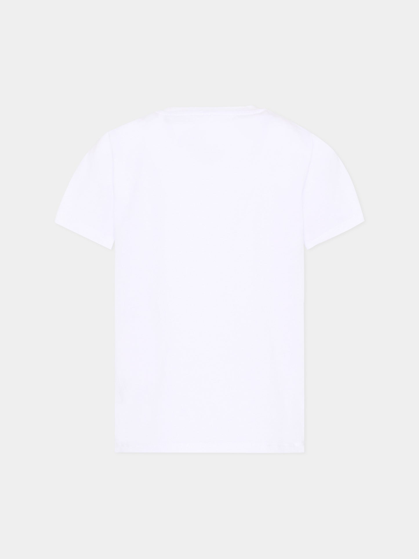 T-shirt bianca per bambina con logo,Stella Mccartney Kids,TY8C71-Z0434 100