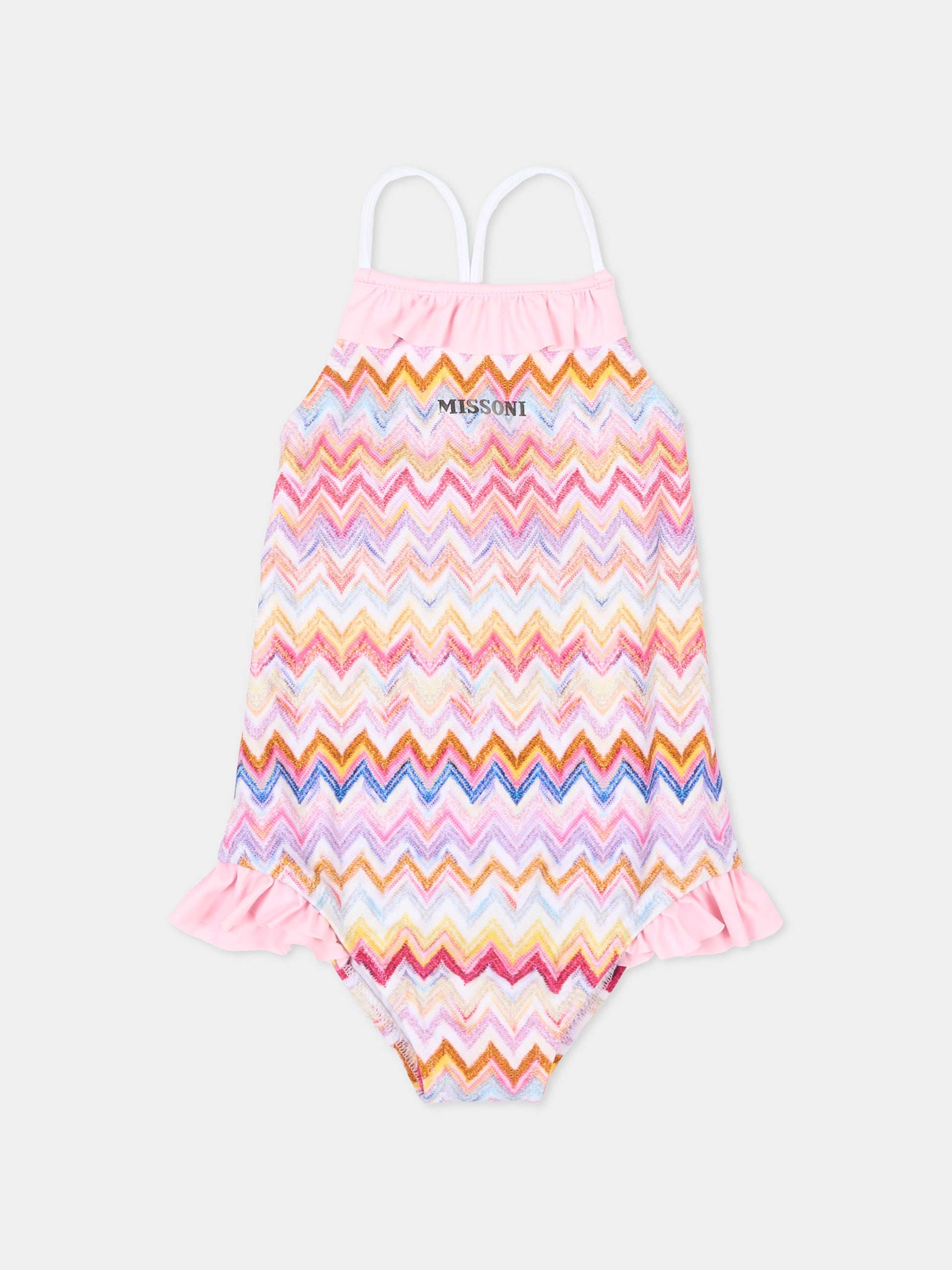 Costume intero multicolor per neonata,Missoni,MYC019-Z3801 999