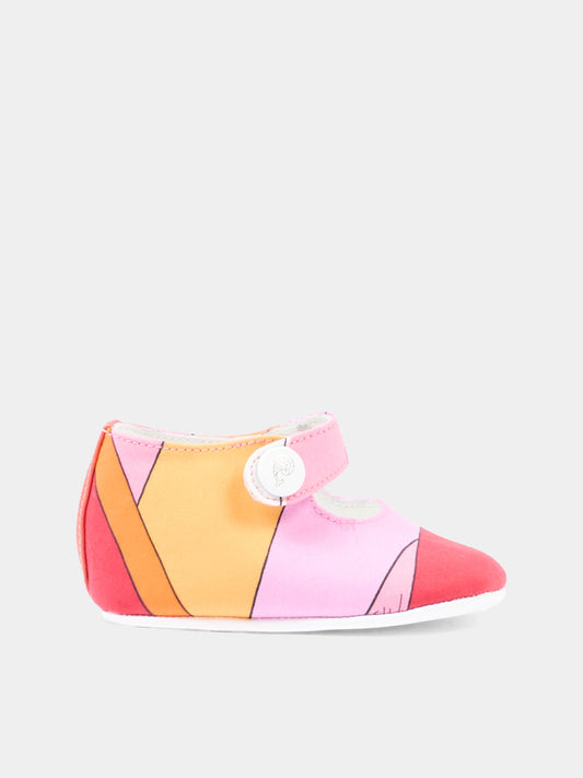 Ballerine multicolor per neonata,Emilio Pucci Junior,PY0076-P0585 50EAR