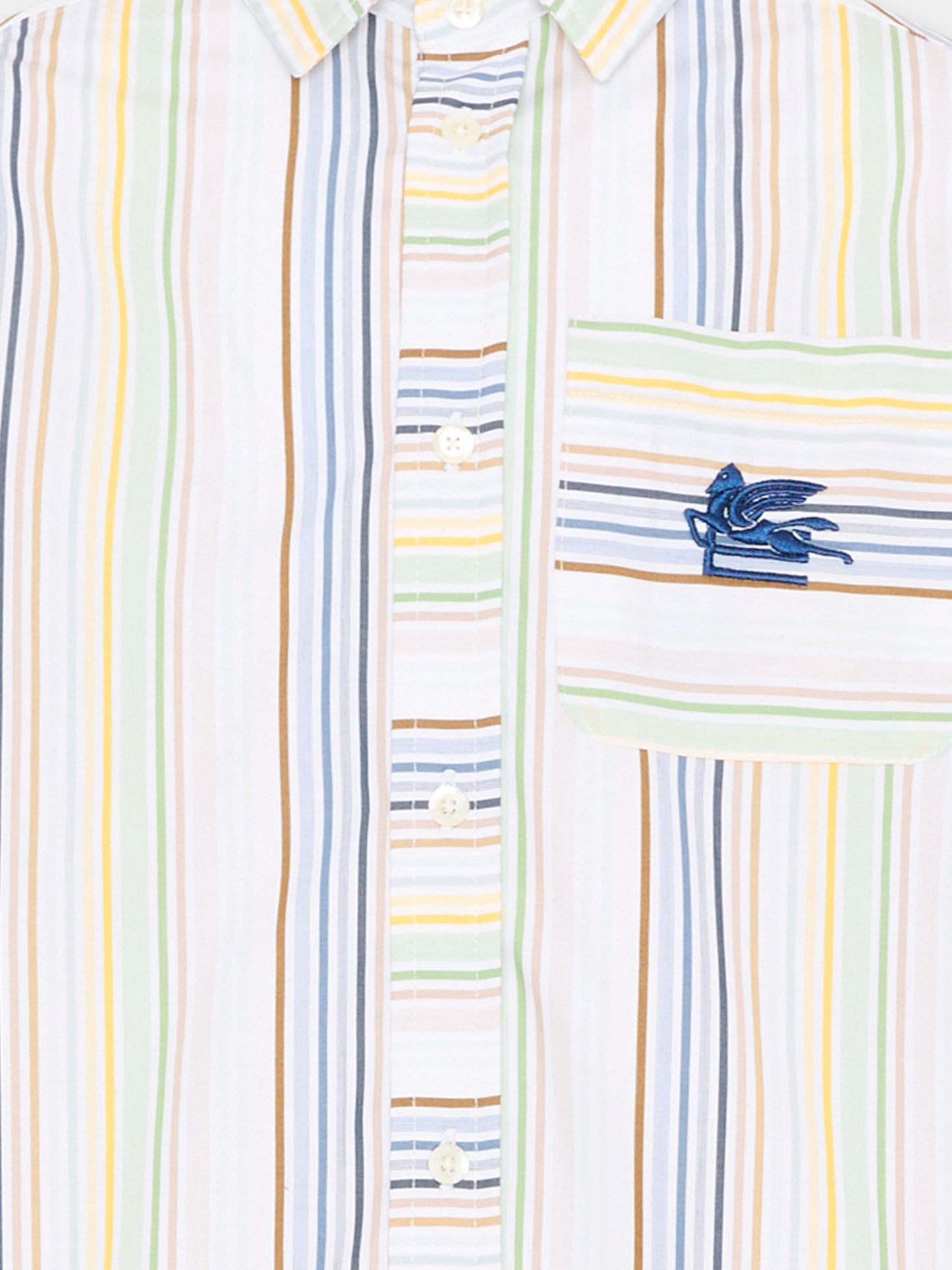 Camicia multicolor per bambino a righe,Etro,GY5P20-Z3654 101RO
