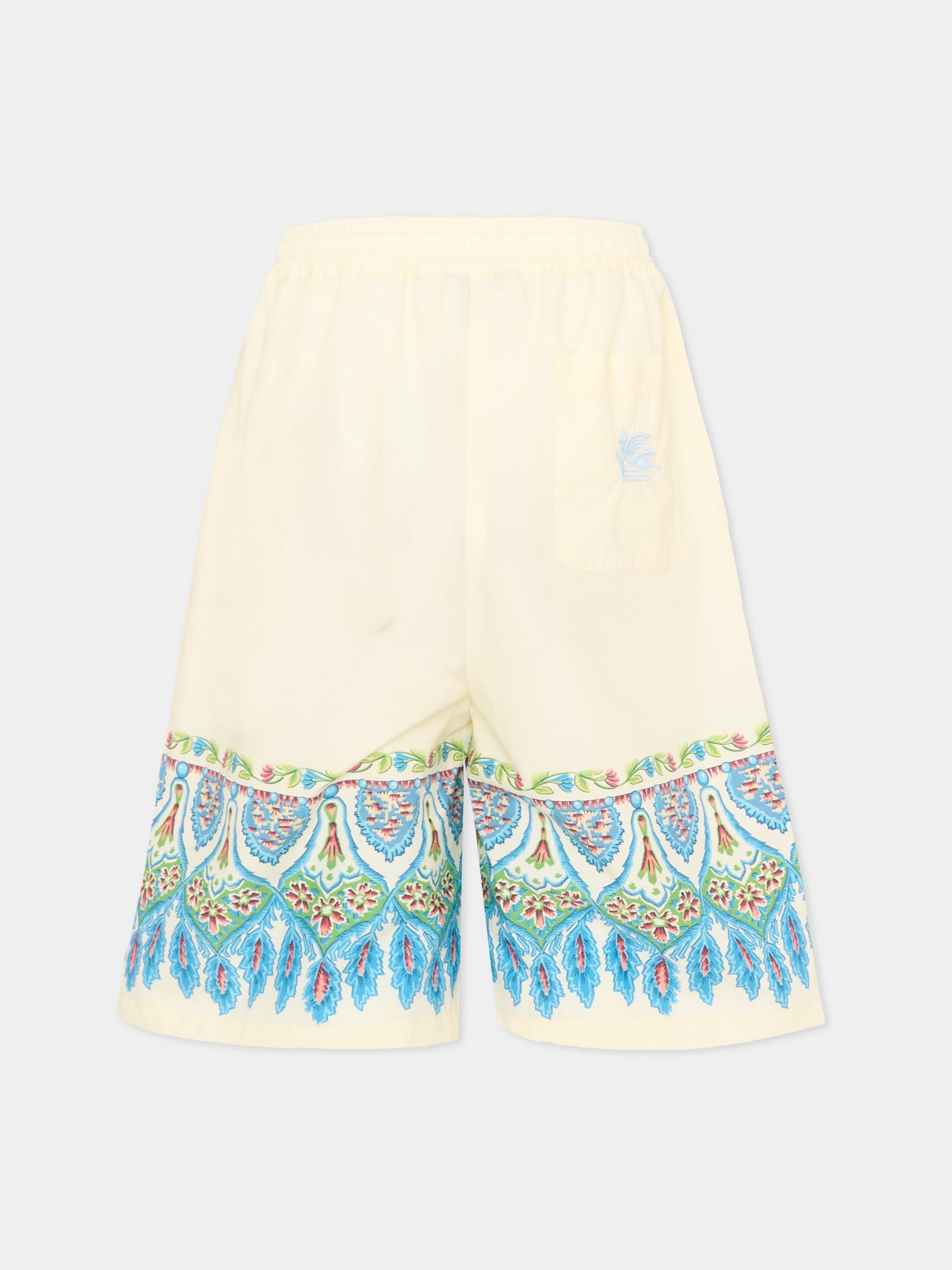 Shorts multicolor per bambino con stampa paisley,Etro,GY6Q89-P0601 106MC
