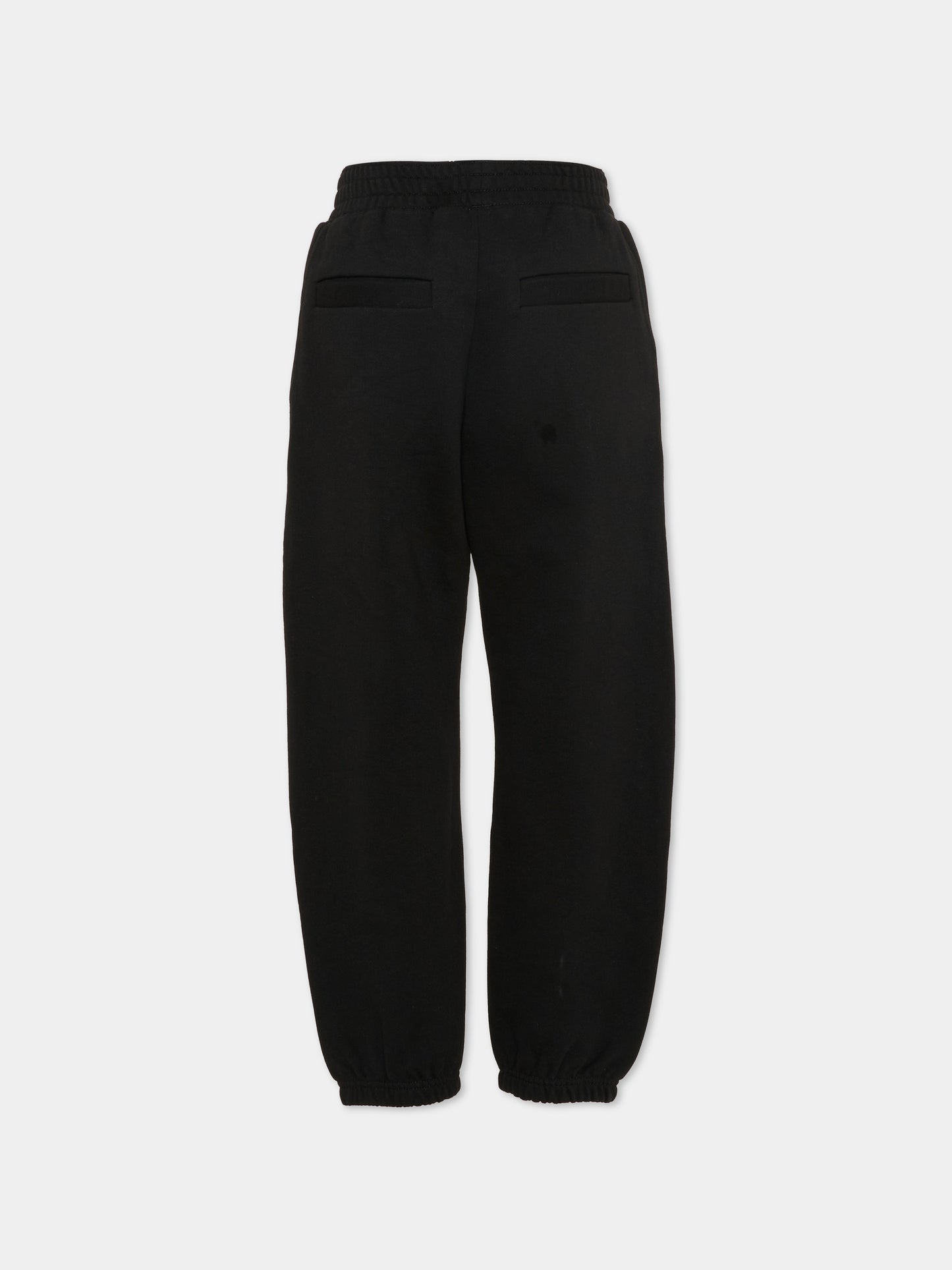 Pantaloni neri per bambini con logo,Givenchy Kids,H31074 09B