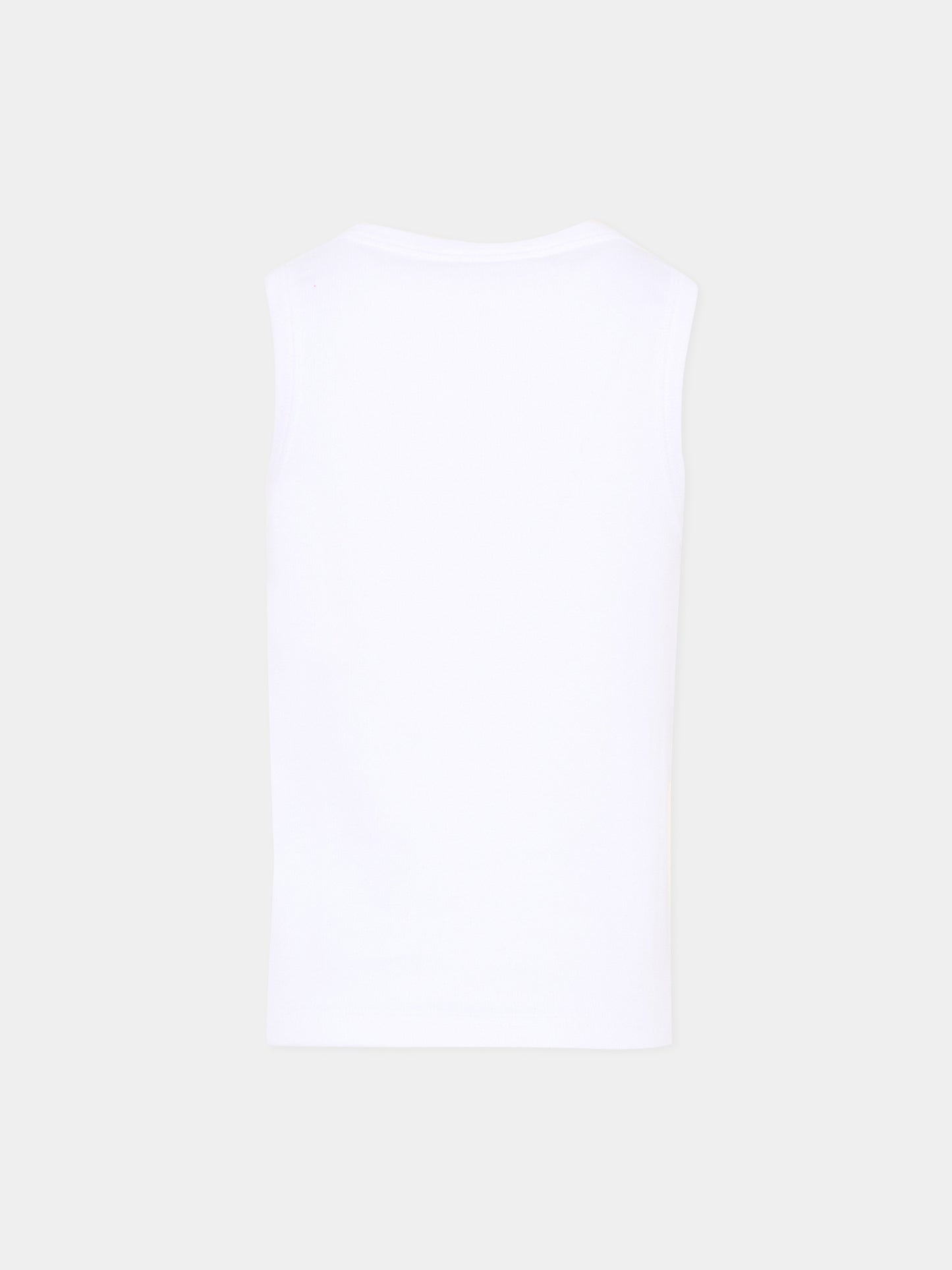 Canotta bianca per bambini con logo,Givenchy Kids,H31114 10P