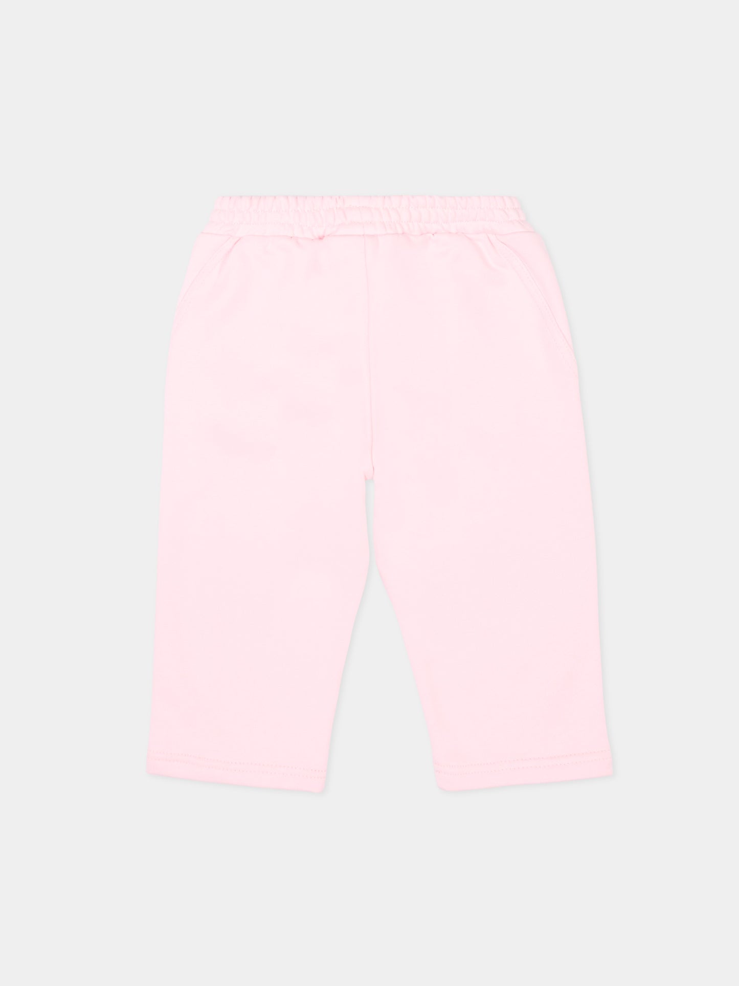 Pantaloni sportivi rosa per neonata logo,Givenchy Kids,H31168 44Z