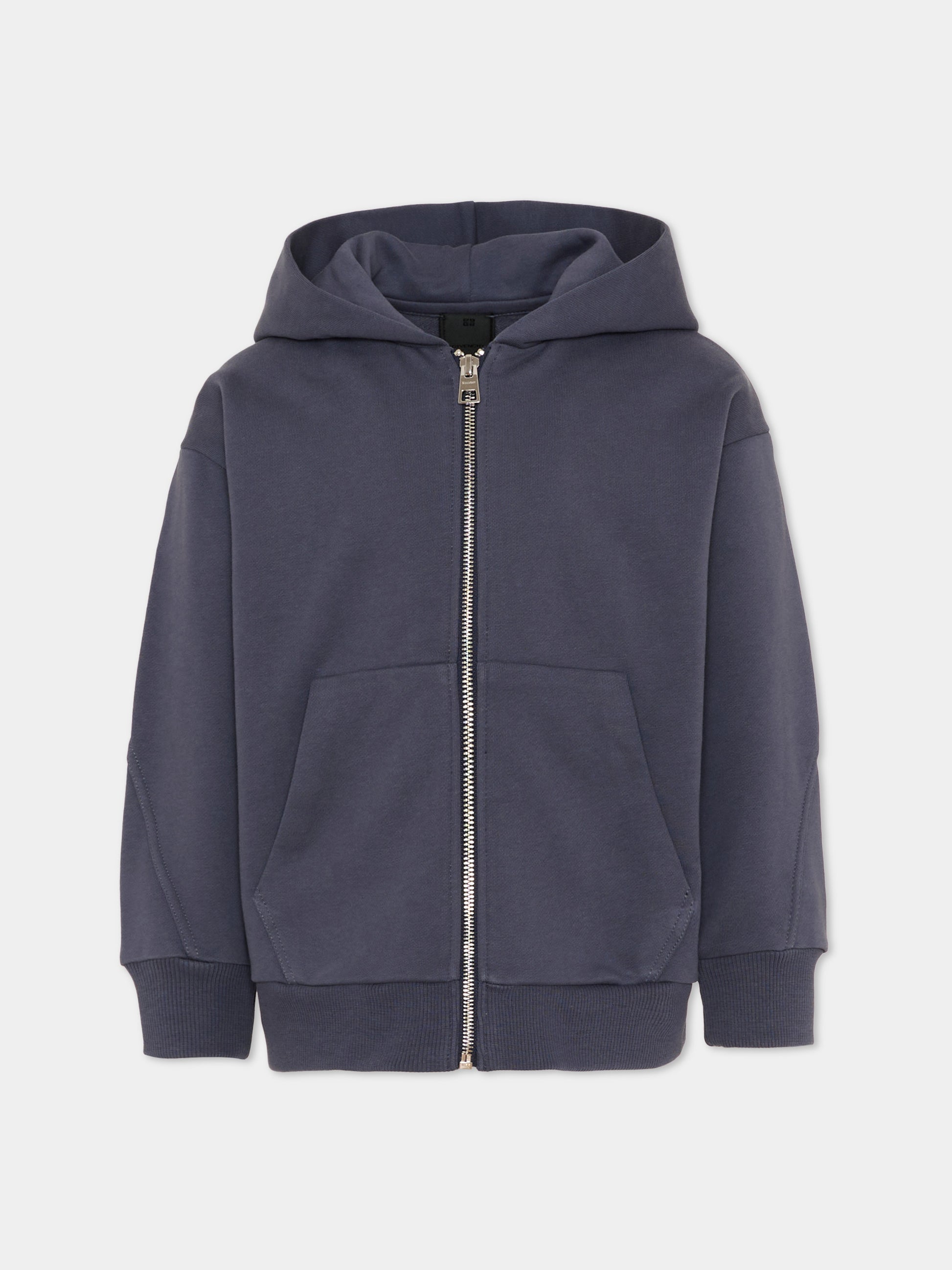 Felpa grigia per bambino con logo,Givenchy Kids,H31215 061